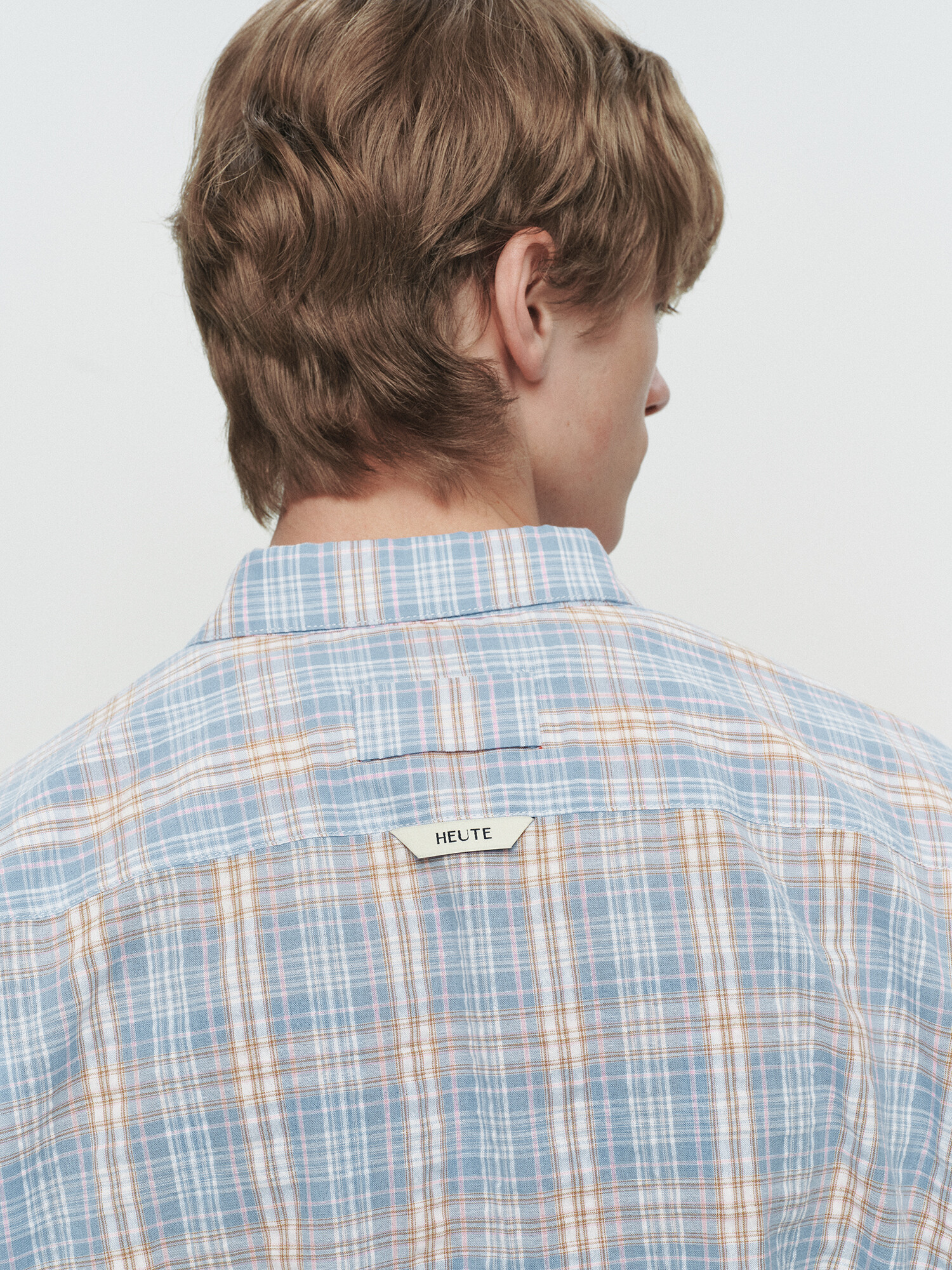 [HEUTE] REGULAR COLLAR MARCO SHIRT (BLUE)