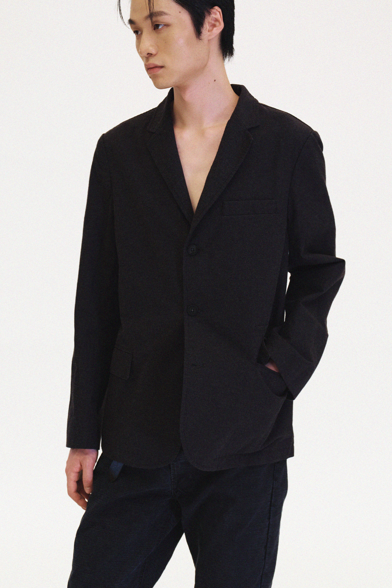 [SURFACE EDITION] PITT BLAZER CHARCOAL