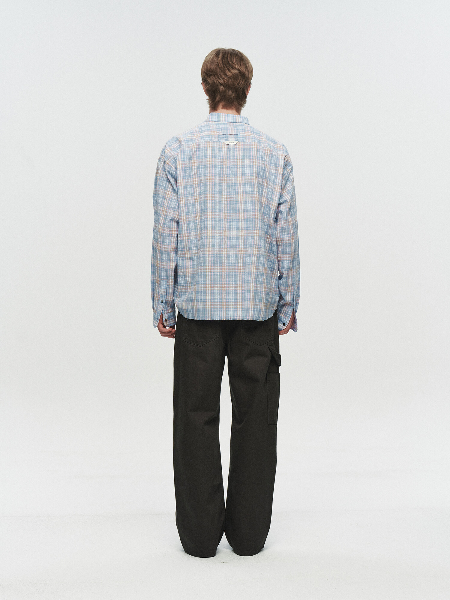 [HEUTE] REGULAR COLLAR MARCO SHIRT (BLUE)