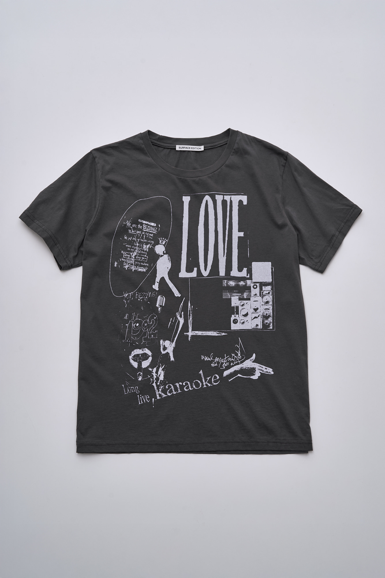[SURFACE EDITION] LONG LIVE T-SHIRT CHARCOAL