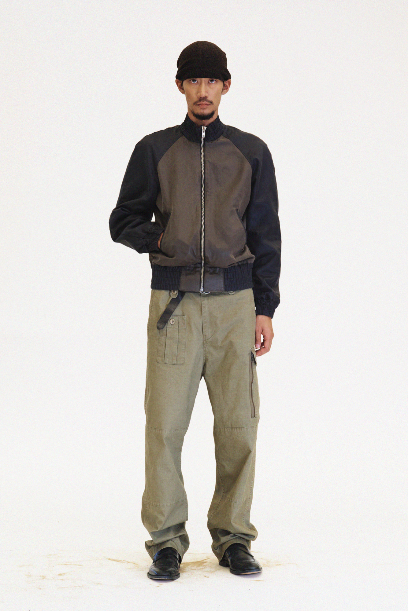 [SURFACE EDITION]WASHED COMBAT TROUSERS BEIGE
