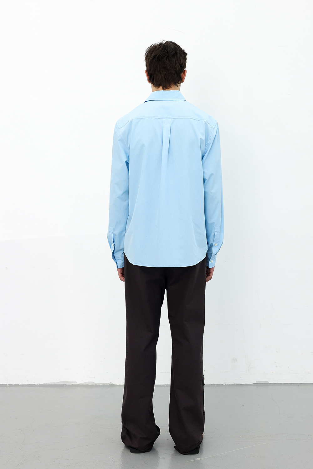 [ANYTIME LOREAK] FREESIA BLOOM SHIRT - SKY BLUE