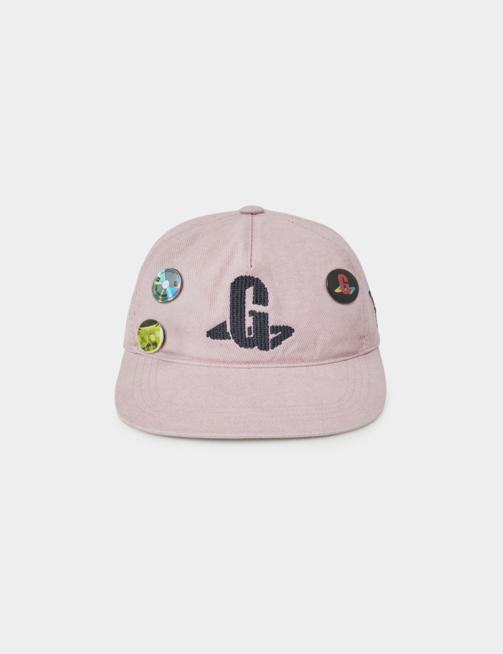 [GEN:RE] Play Homage Washed Ball Cap Light Pink