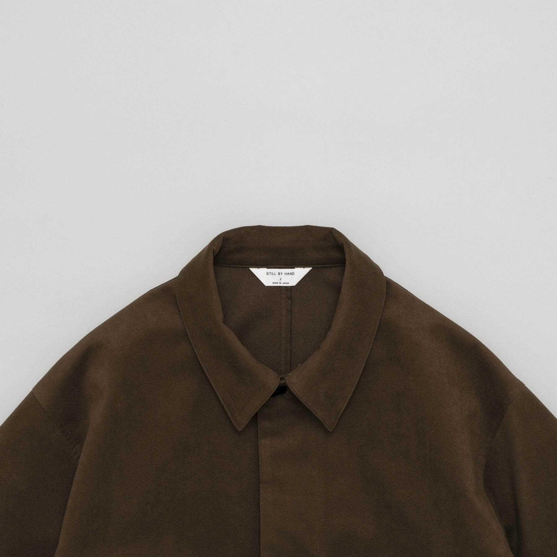 [STILL BY HAND] BL07263OS - BLOUSON BROWN 작업중