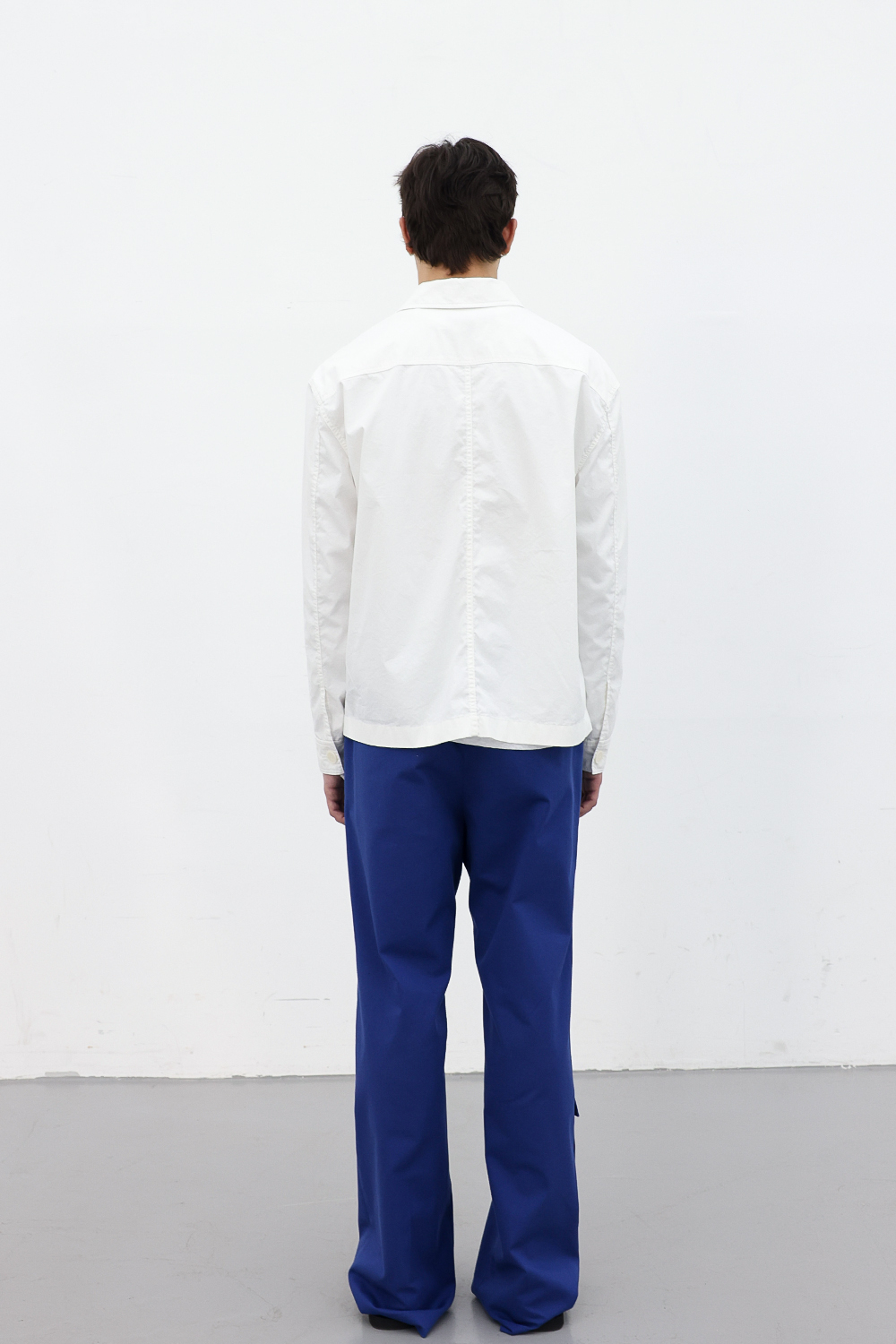 [ANYTIME LOREAK] AIRY WASHED SHIRT -WHITE