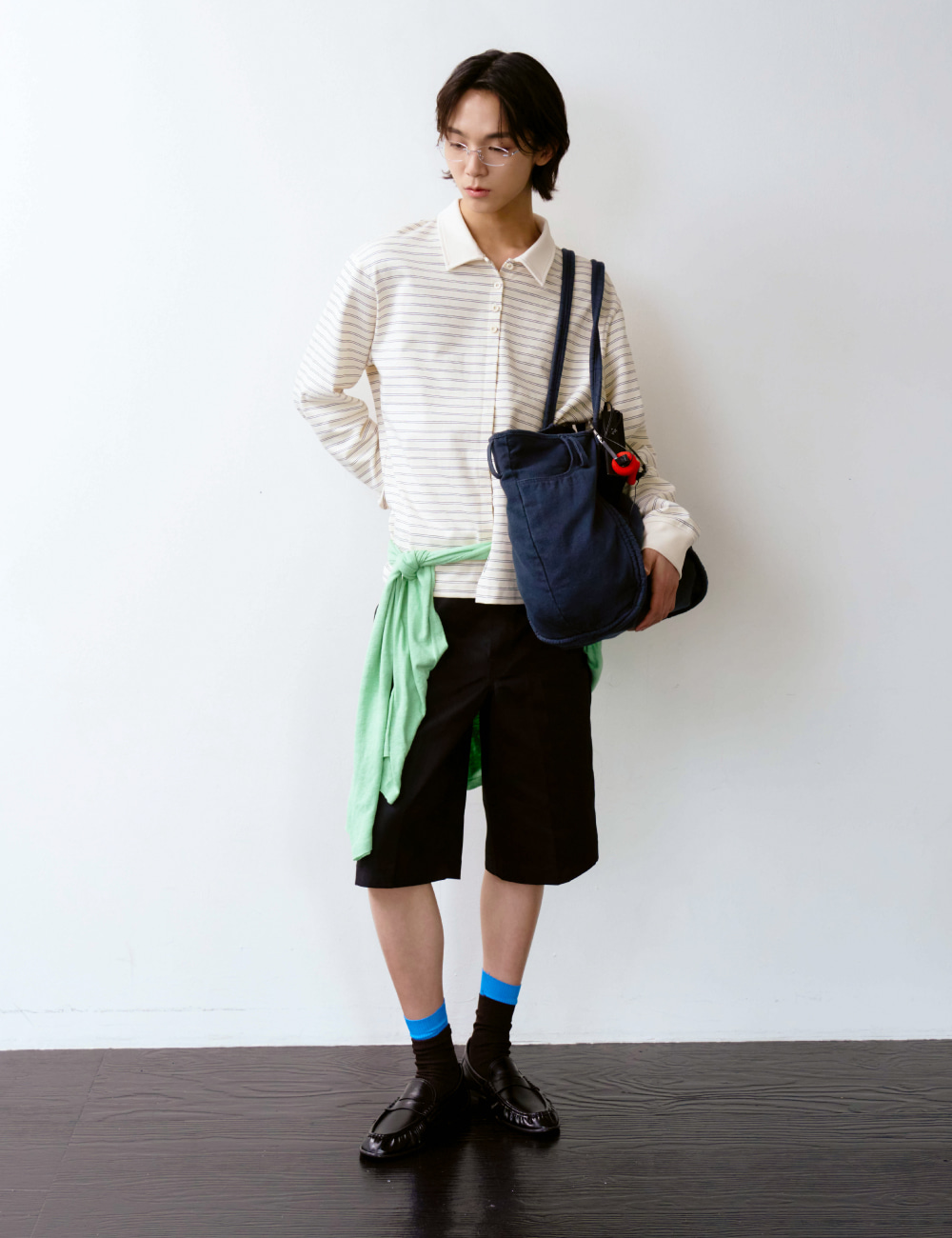[GEN:RE] Archive Trouser Bag Navy