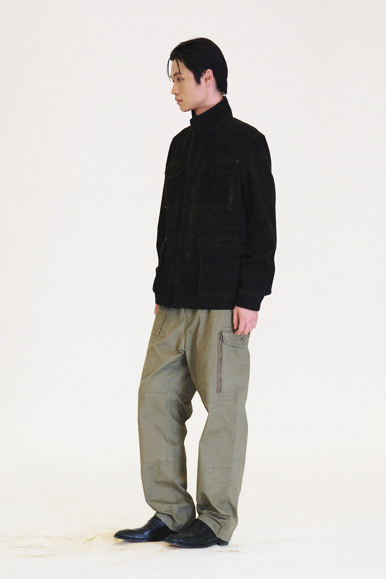 [SURFACE EDITION] OVERDYED FIELD JACKET BLACK