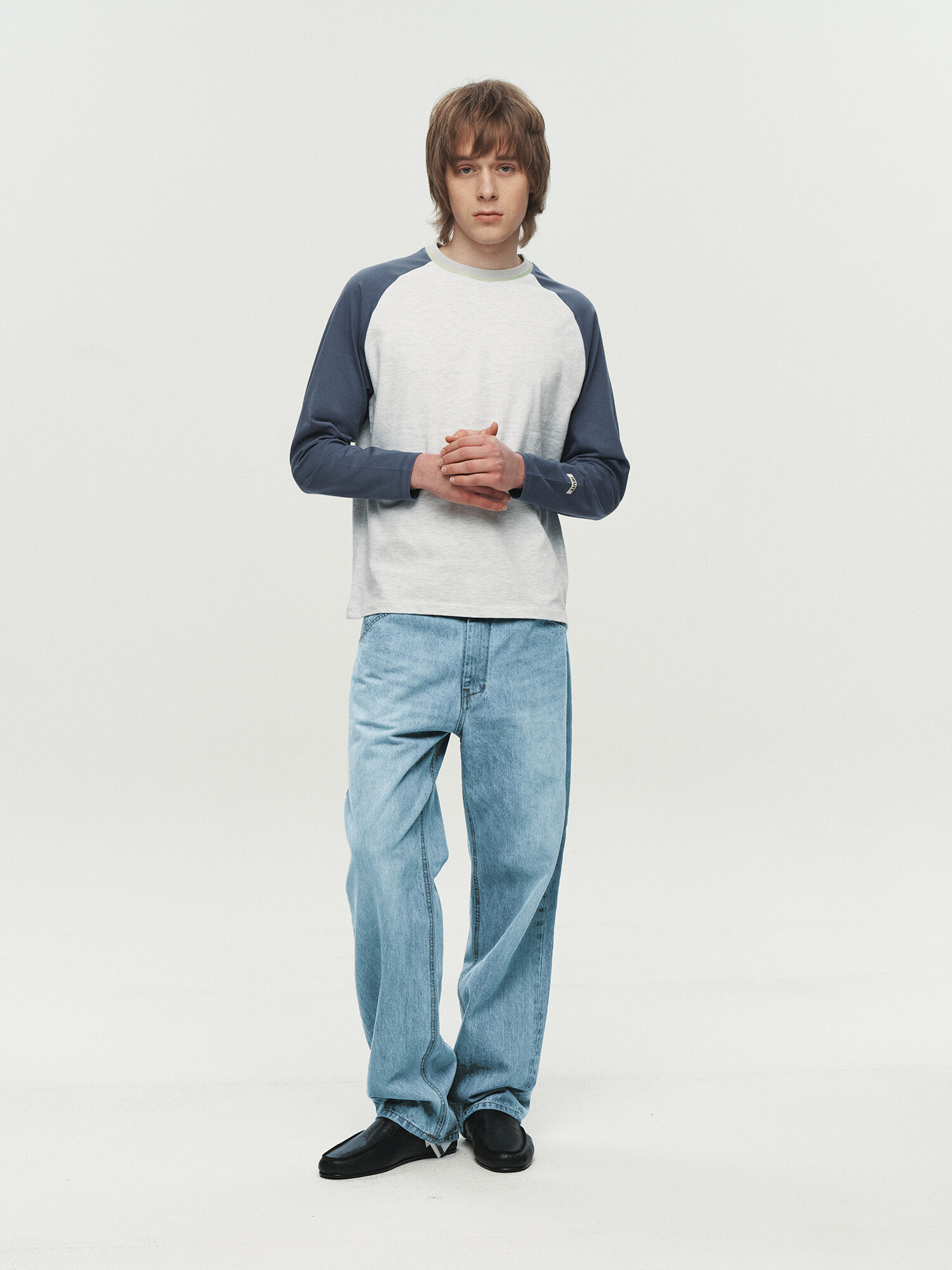 [HEUTE] LIGHT WASH WIDE DENIM (LIGHT BLUE)
