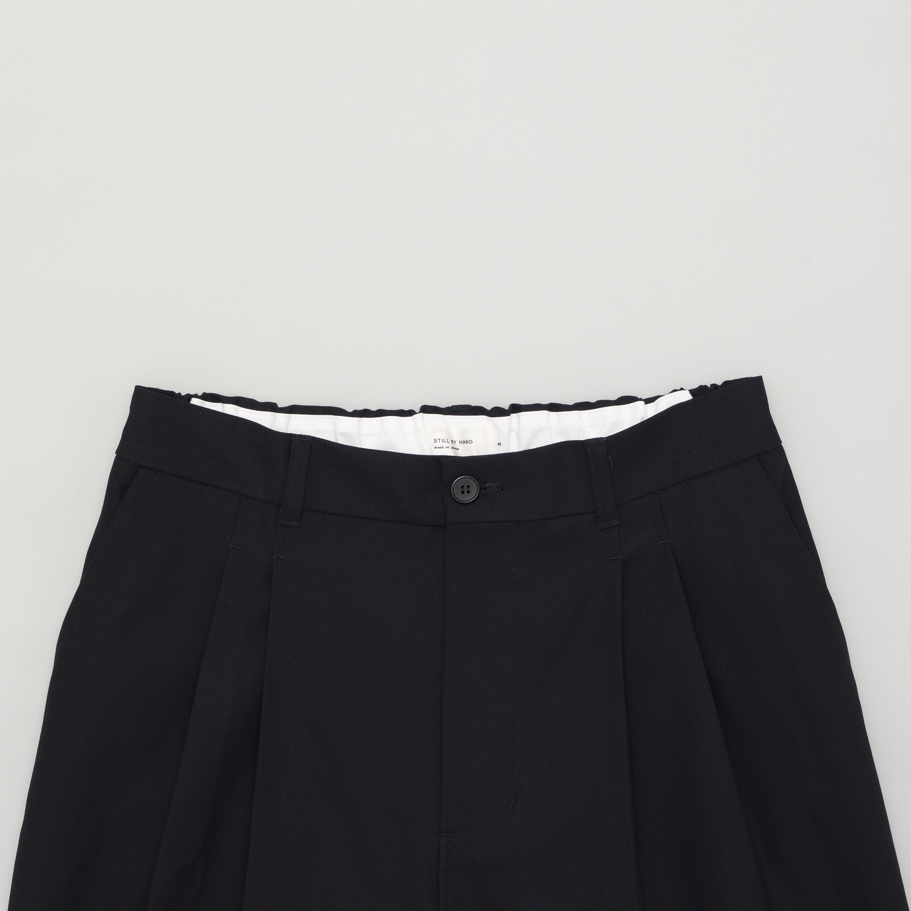 [STILL BY HAND] PT05263OS- TROUSERS BLACK NAVY 작업중 복제