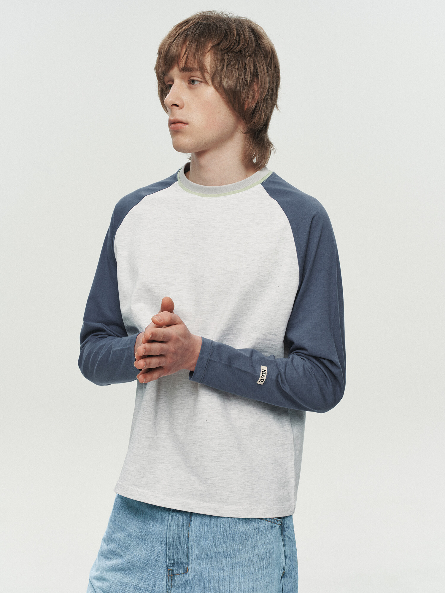 [HEUTE] LIGHT WASH WIDE DENIM (LIGHT BLUE)