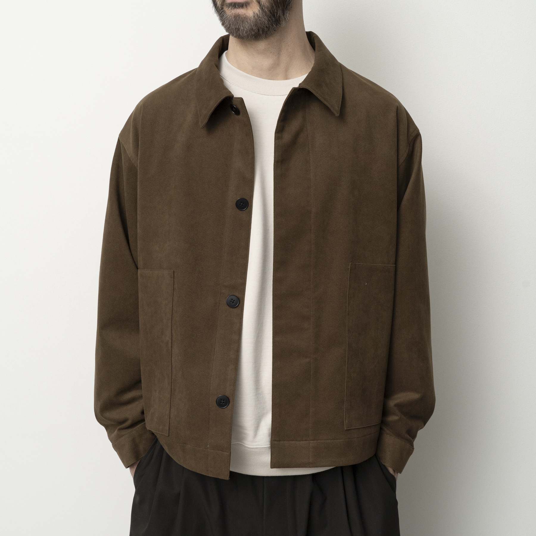 [STILL BY HAND] BL07263OS - BLOUSON INK BLACK 작업중