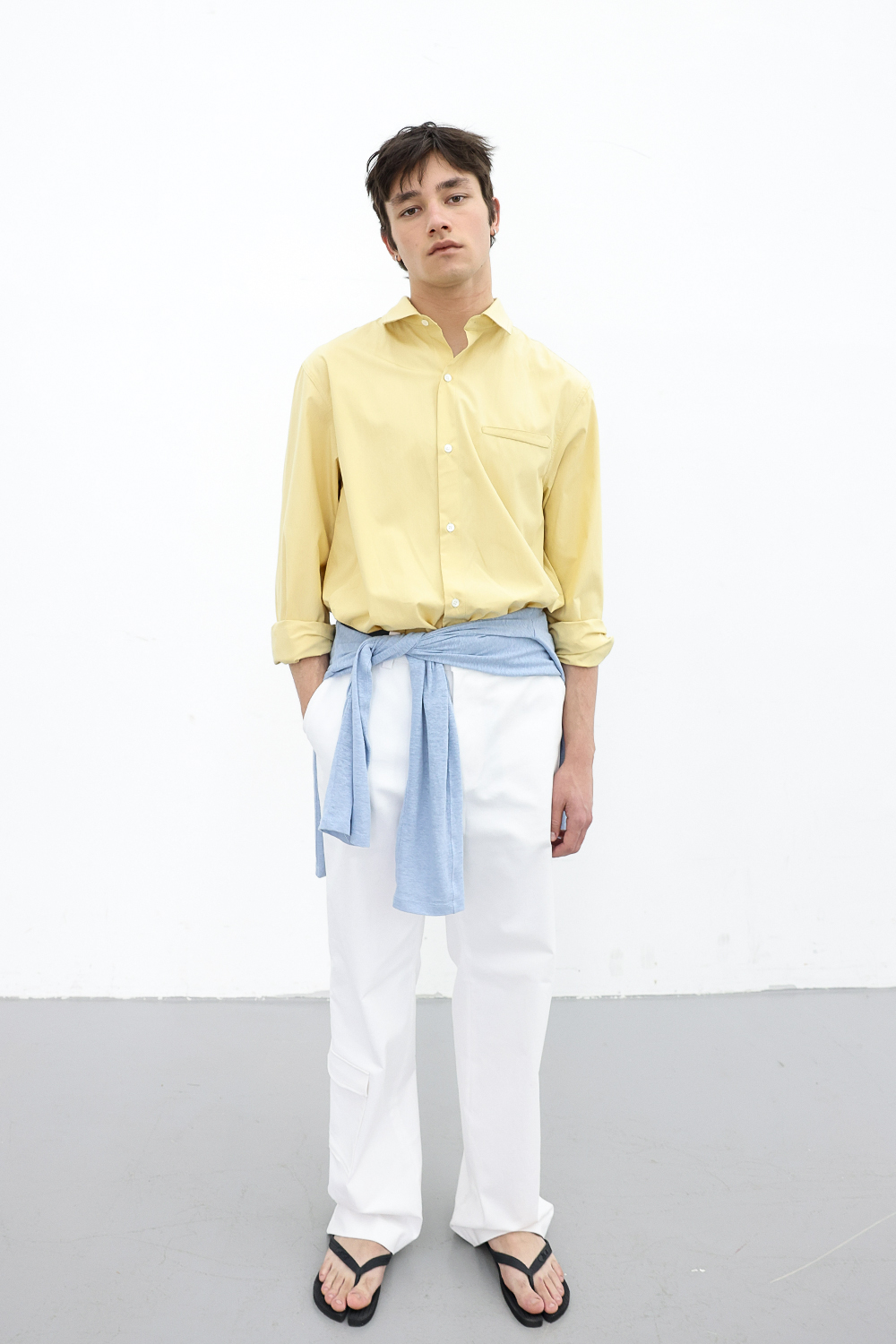 [ANYTIME LOREAK] FREESIA BLOOM SHIRT - YELLOW