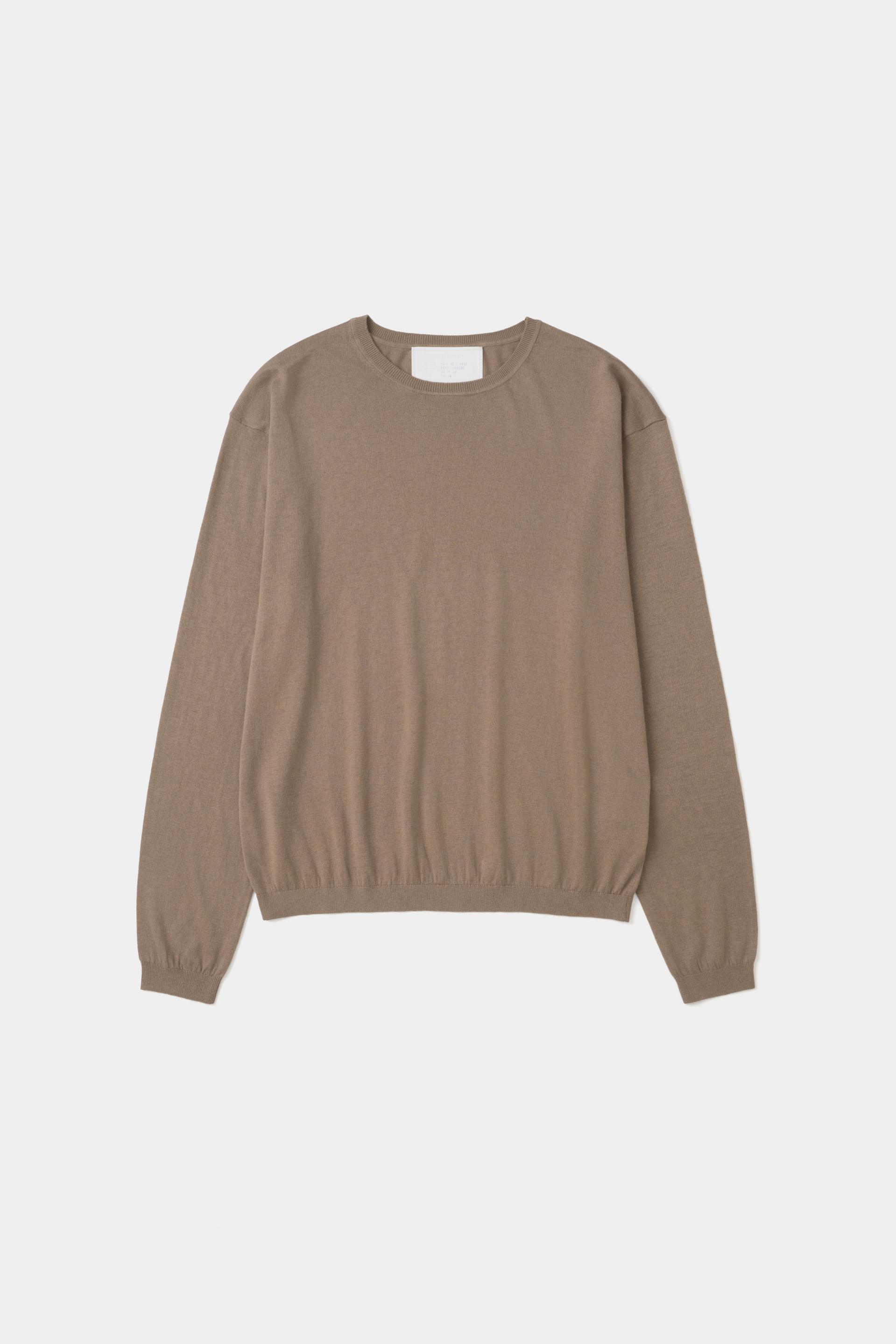 [KANGJUNGSEOK] PERMANENT KNIT,Brown