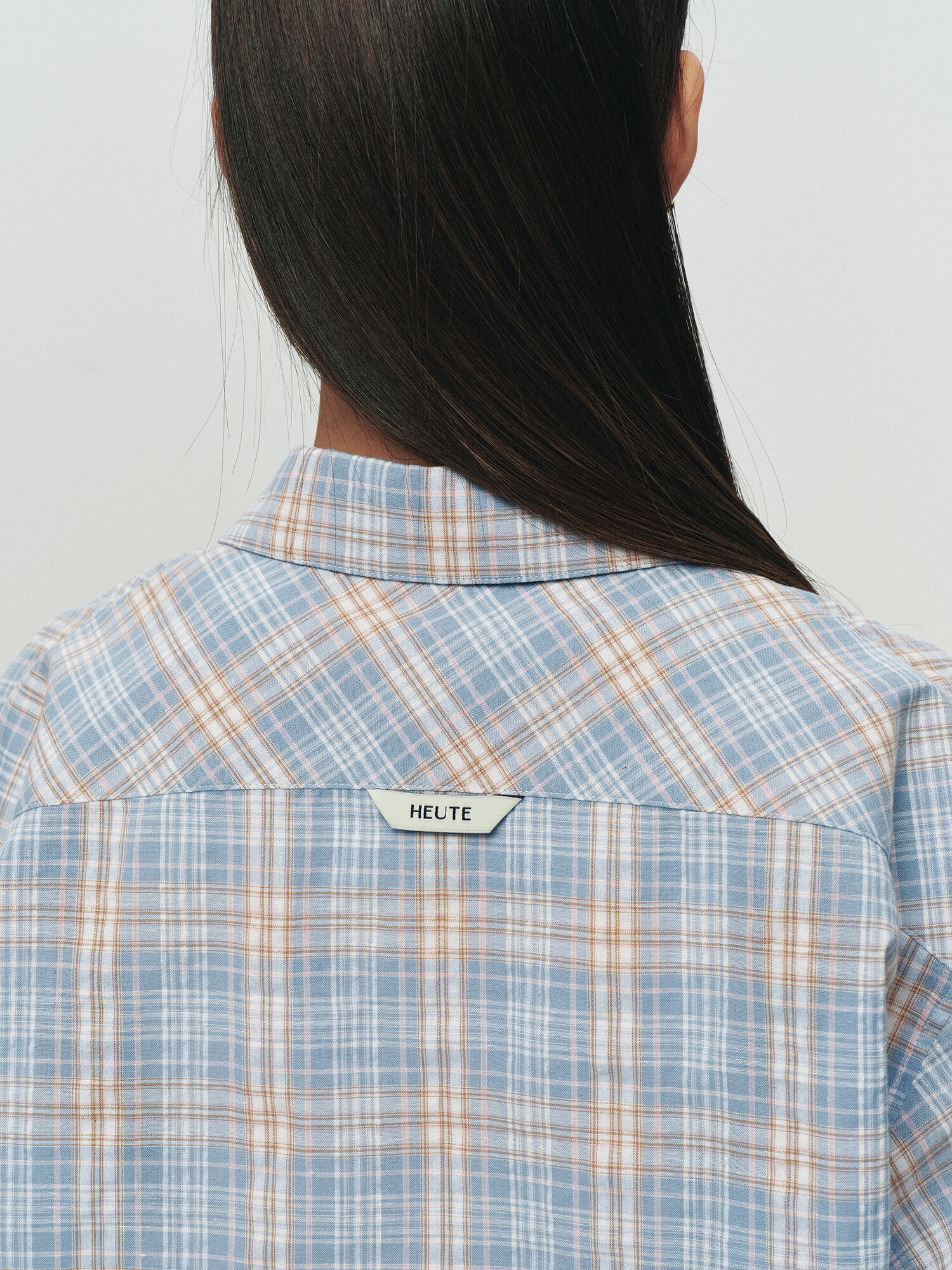 [HEUTE] REGULAR COLLAR MARCO SHIRT (BLUE)