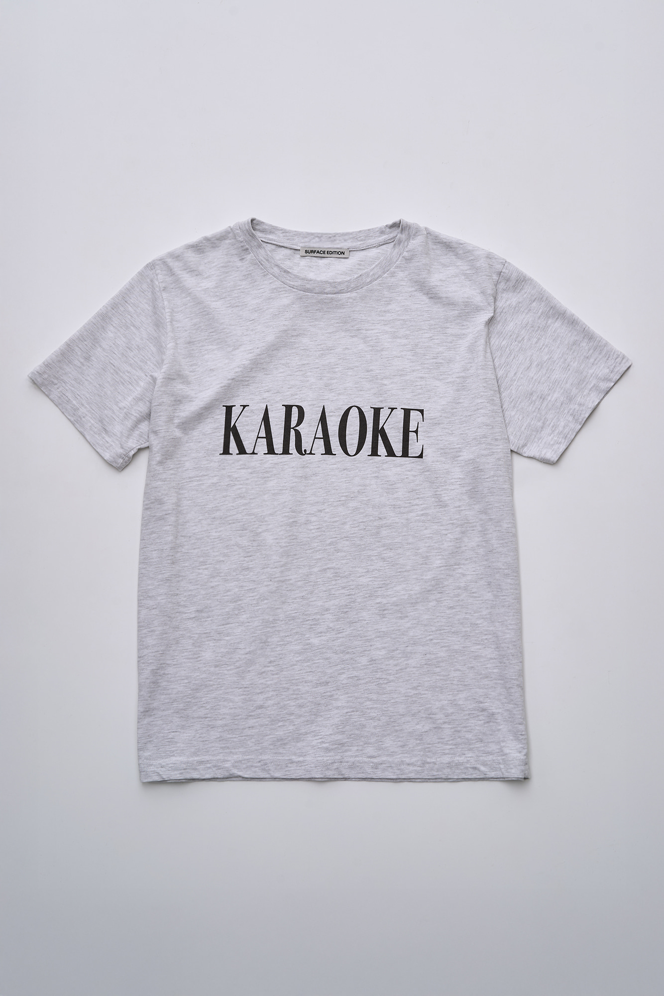 [SURFACE EDITION] KARAOKE T-SHIRT LIGHT GRAY
