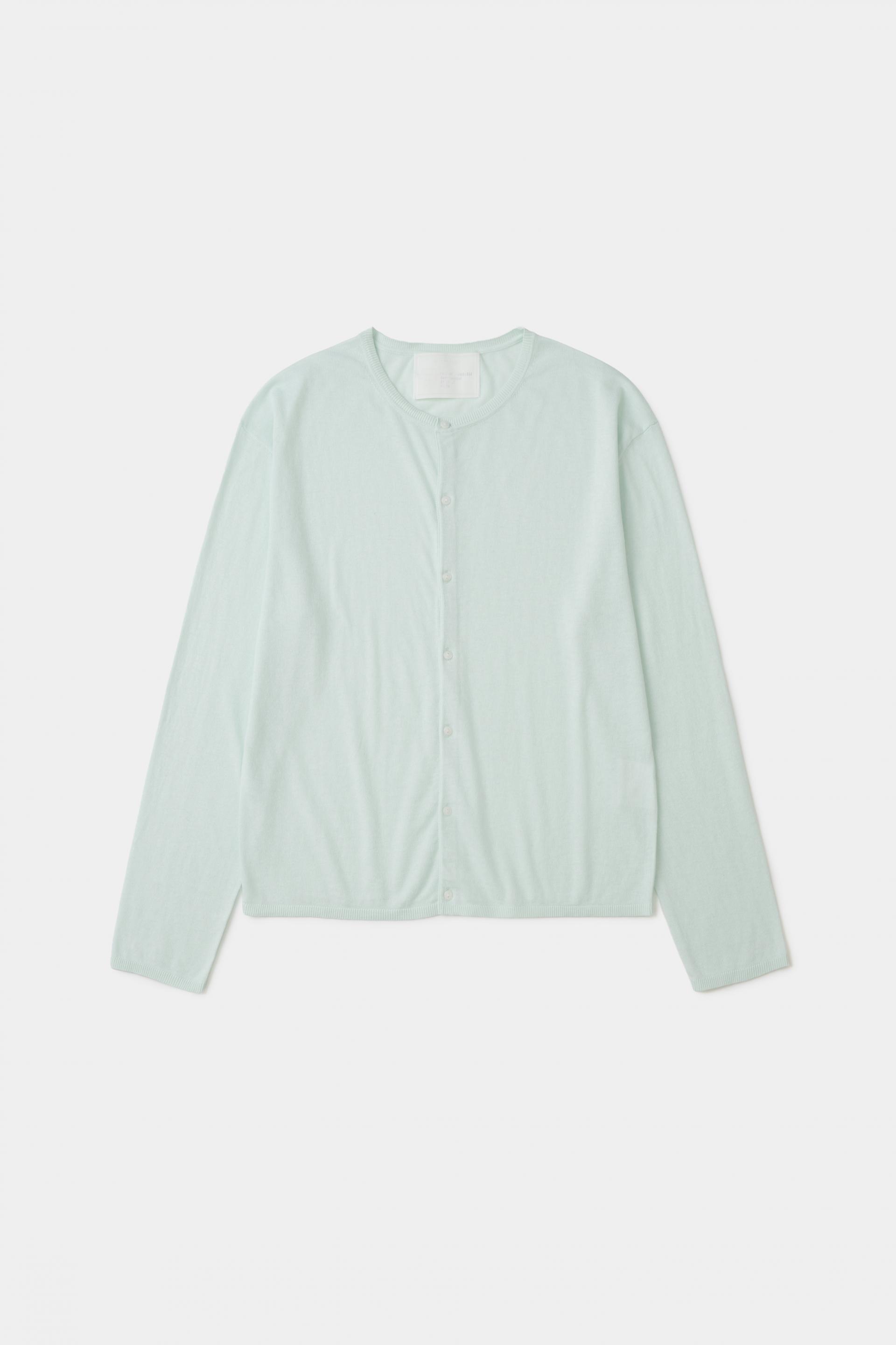 [KANGJUNGSEOK] PERMANENT KNIT CARDIGAN,Sky