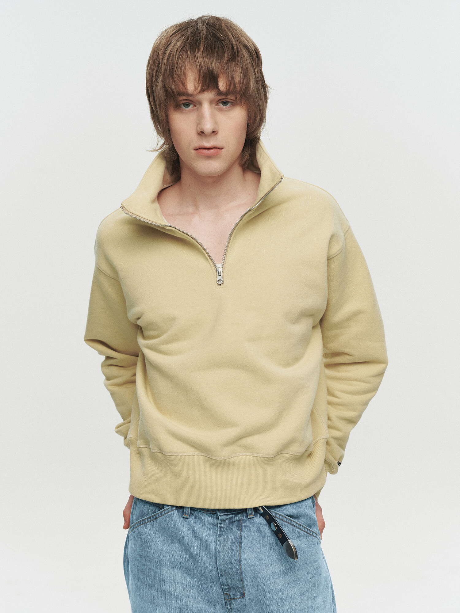 [HEUTE] LIGHT WASH WIDE DENIM (LIGHT BLUE)