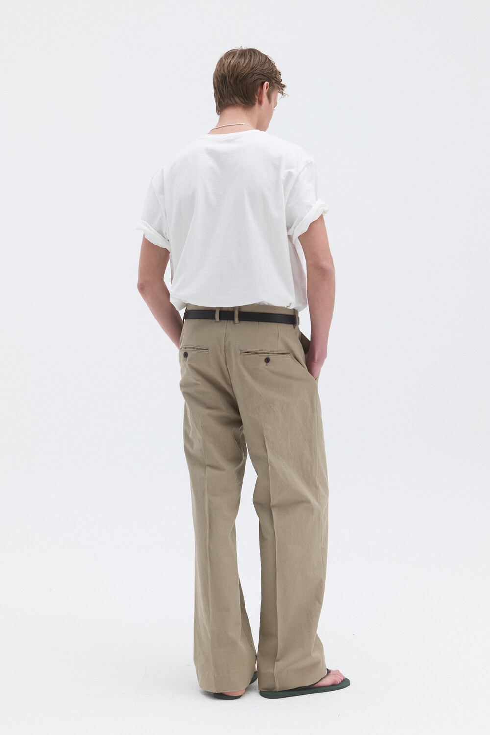 [WINDER] CF COTTON T-SHIRTS - NATURAL WHITE