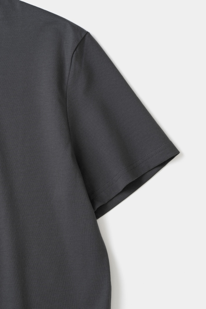 [KANGJUNGSEOK] PERMANENT FOR EVERYONE T-SHIRTS CHACOAL