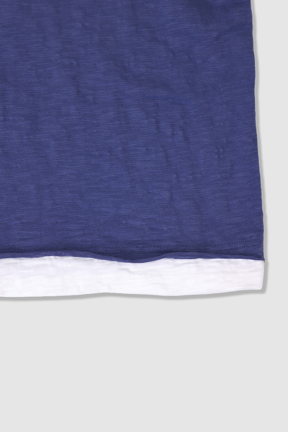 [ANYTIME LOREAK] FADE SLUB HALF T-SHIRT - VINTAGE BLUE