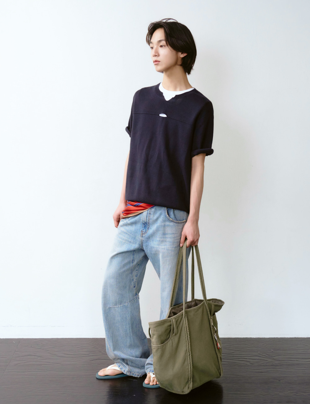 [GEN:RE] Archive Trouser Bag Khaki