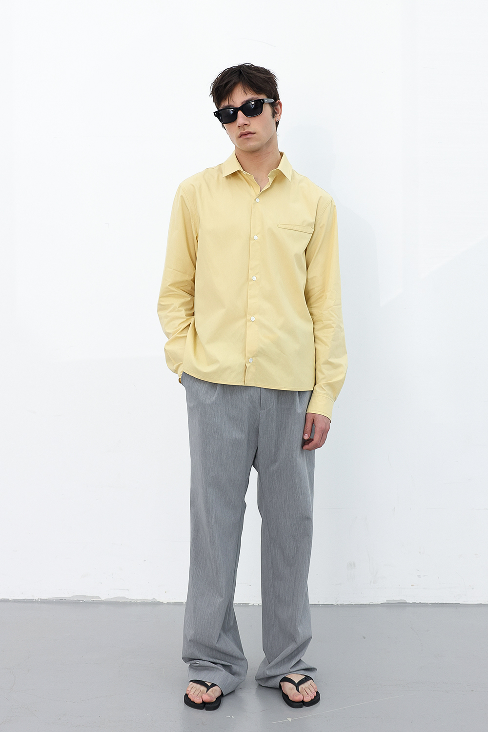 [ANYTIME LOREAK] FREESIA BLOOM SHIRT - YELLOW
