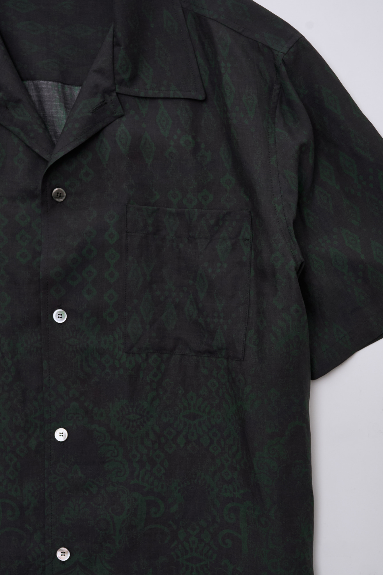 [SURFACE EDITION] FULL PRINT SHORT SLEEVE SHIRT BLACK