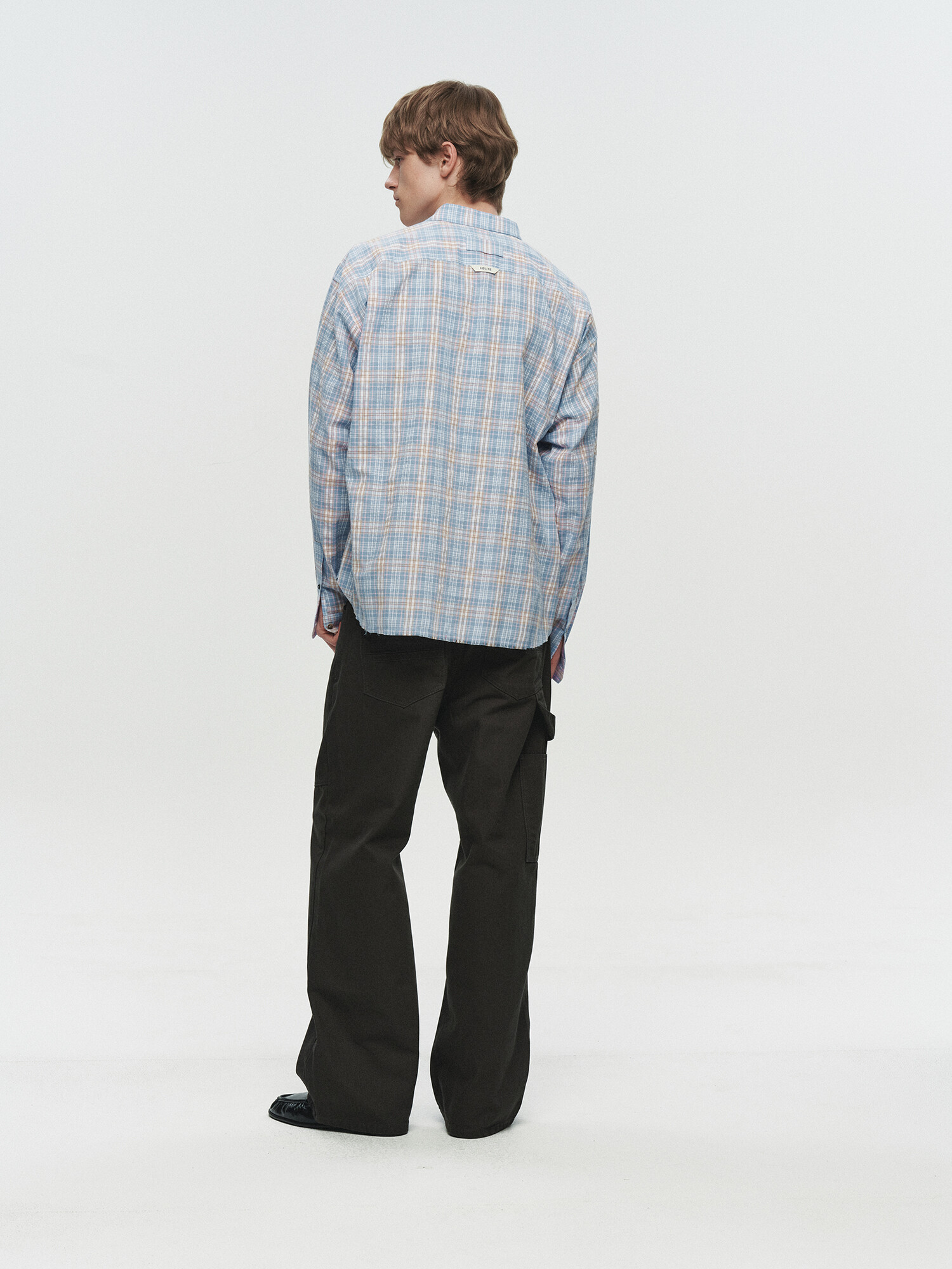[HEUTE] REGULAR COLLAR MARCO SHIRT (BLUE)