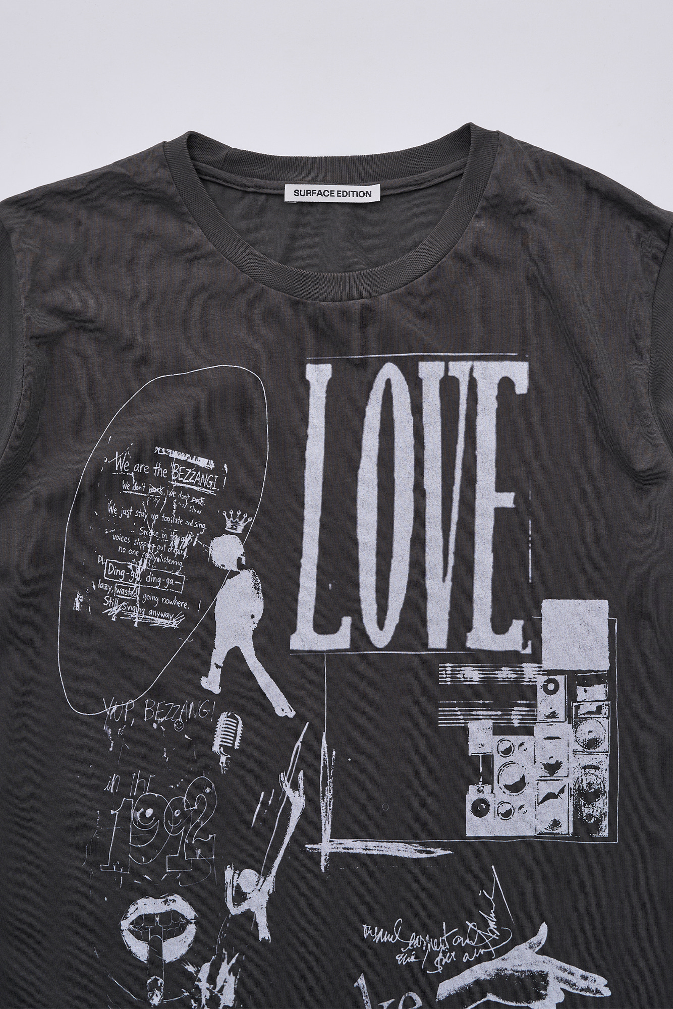 [SURFACE EDITION] LONG LIVE T-SHIRT CHARCOAL