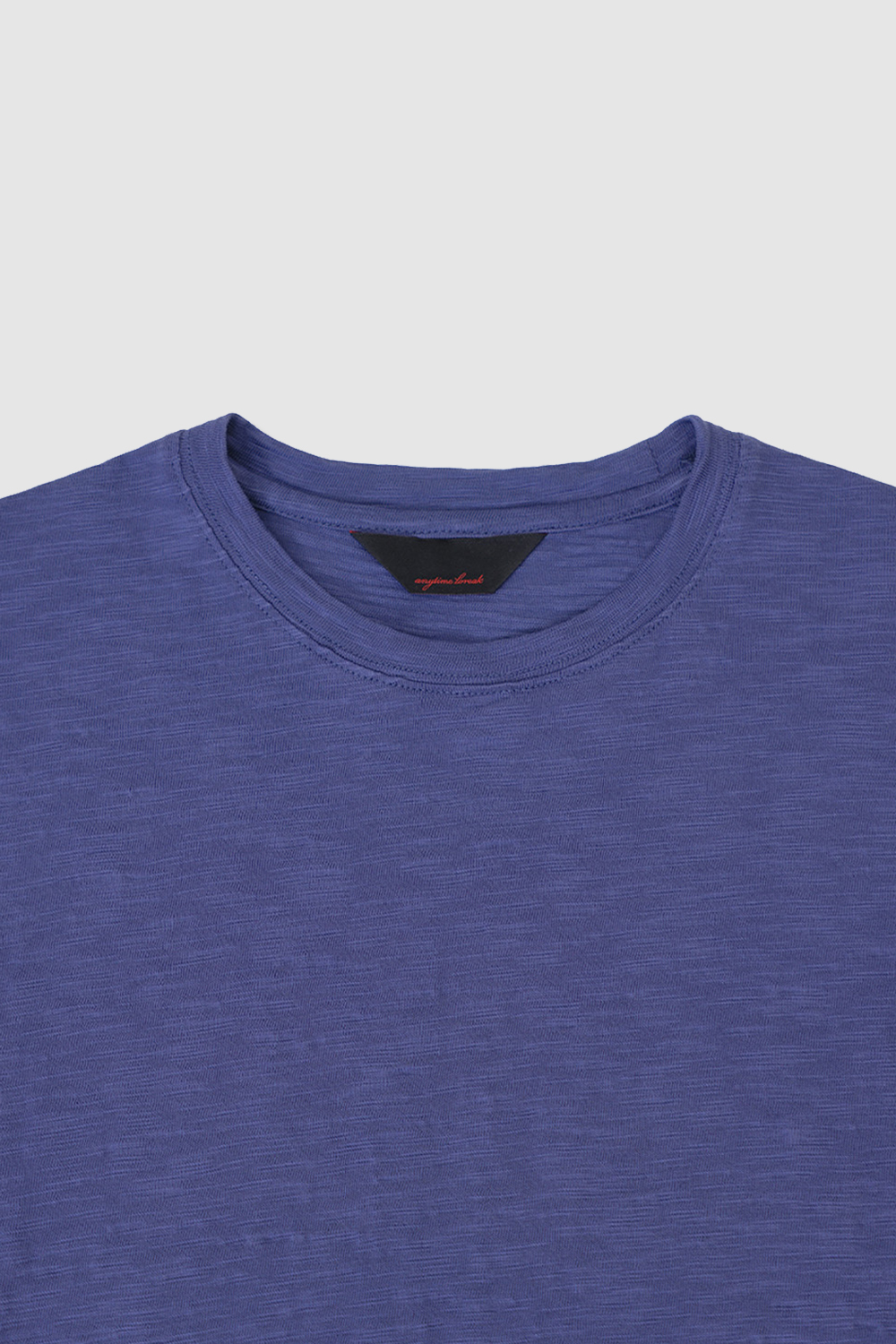 [ANYTIME LOREAK] FADE SLUB HALF T-SHIRT - VINTAGE BLUE