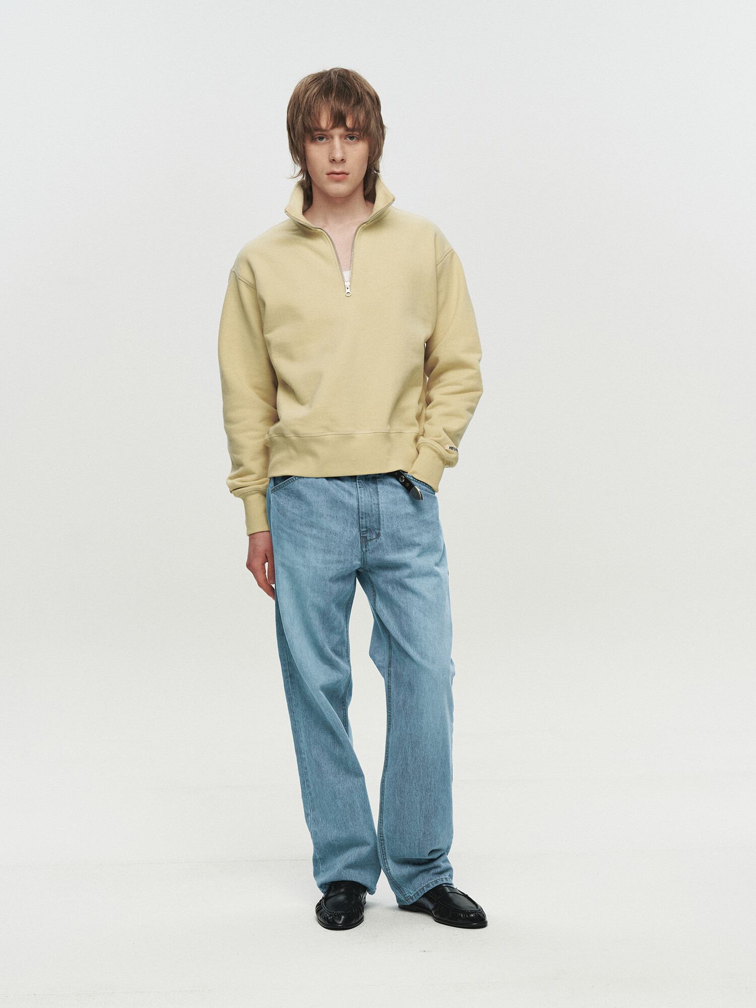 [HEUTE] LIGHT WASH WIDE DENIM (LIGHT BLUE)