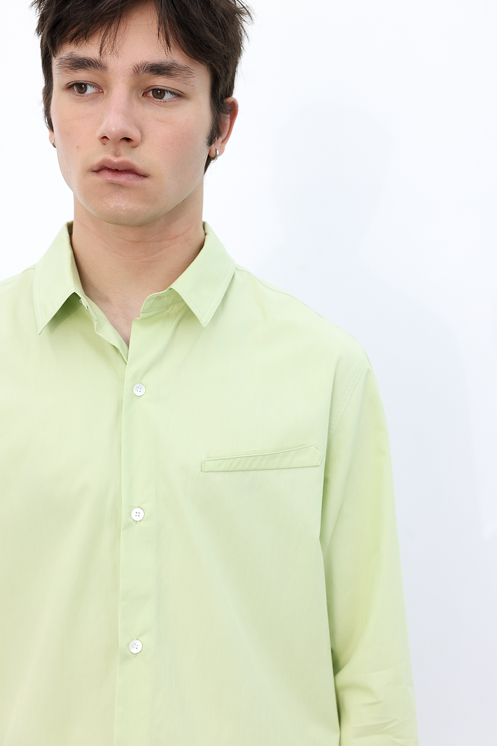 [ANYTIME LOREAK] FREESIA BLOOM SHIRT - LIME