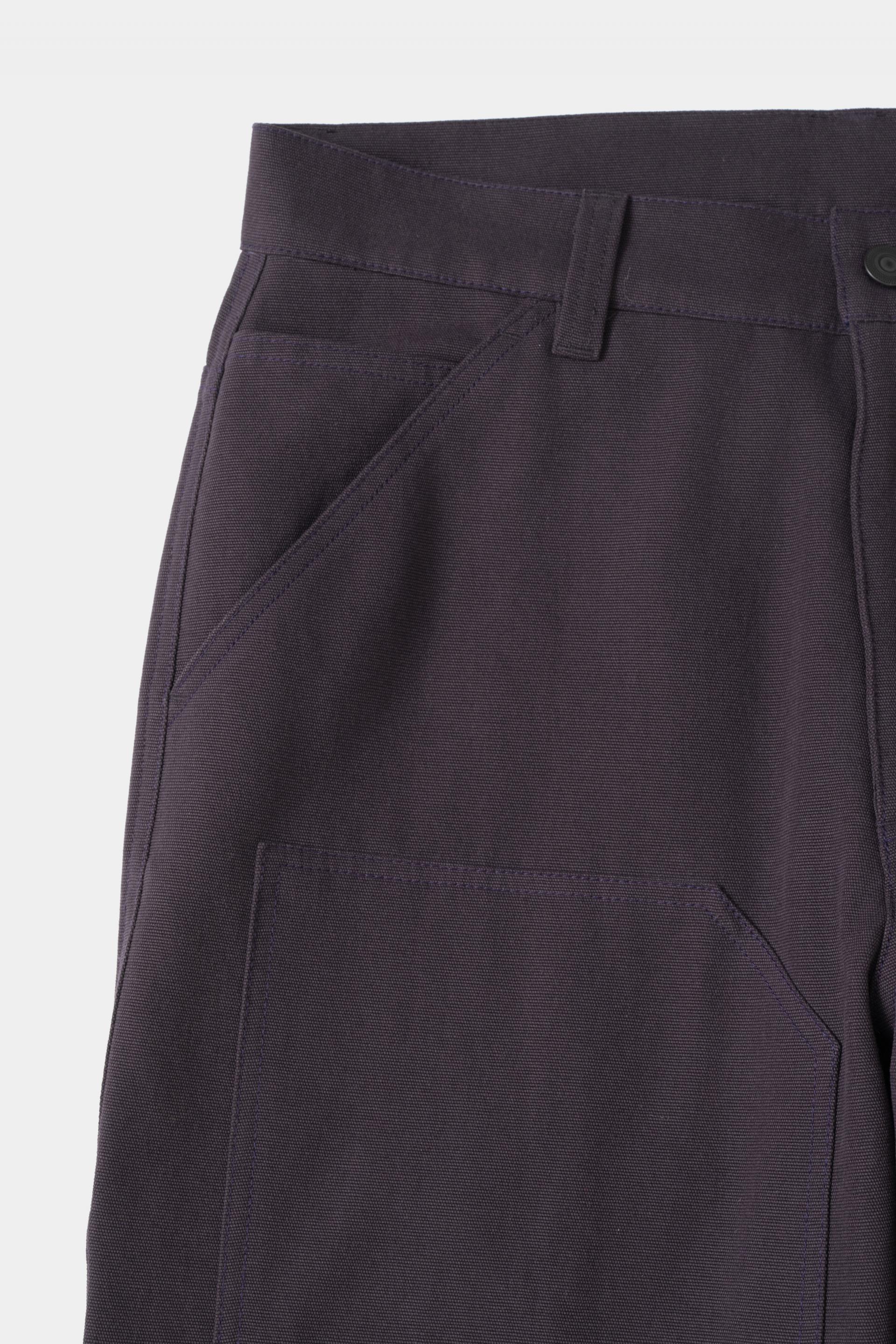 [KANGJUNGSEOK] DOUBLE KNEE PANTS Deep dark purple