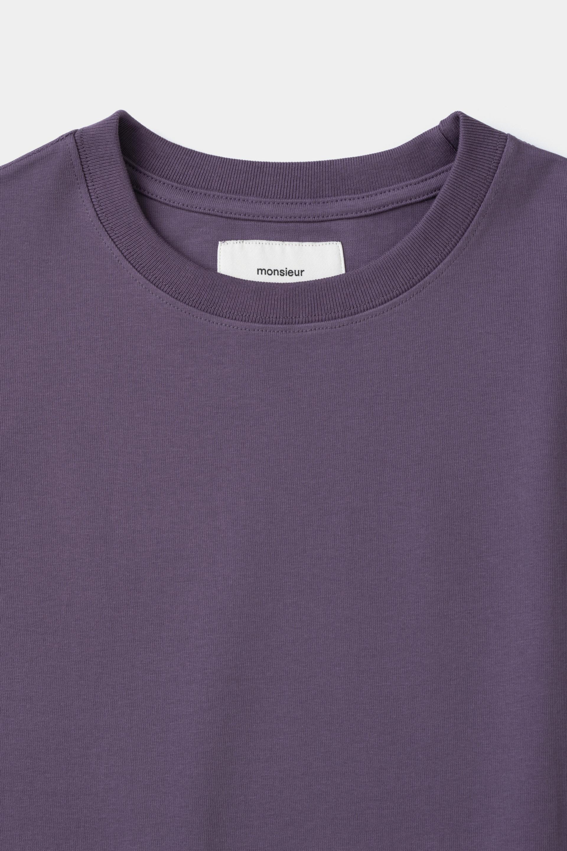 [103MONSIEUR] Balance T-shirts Purple