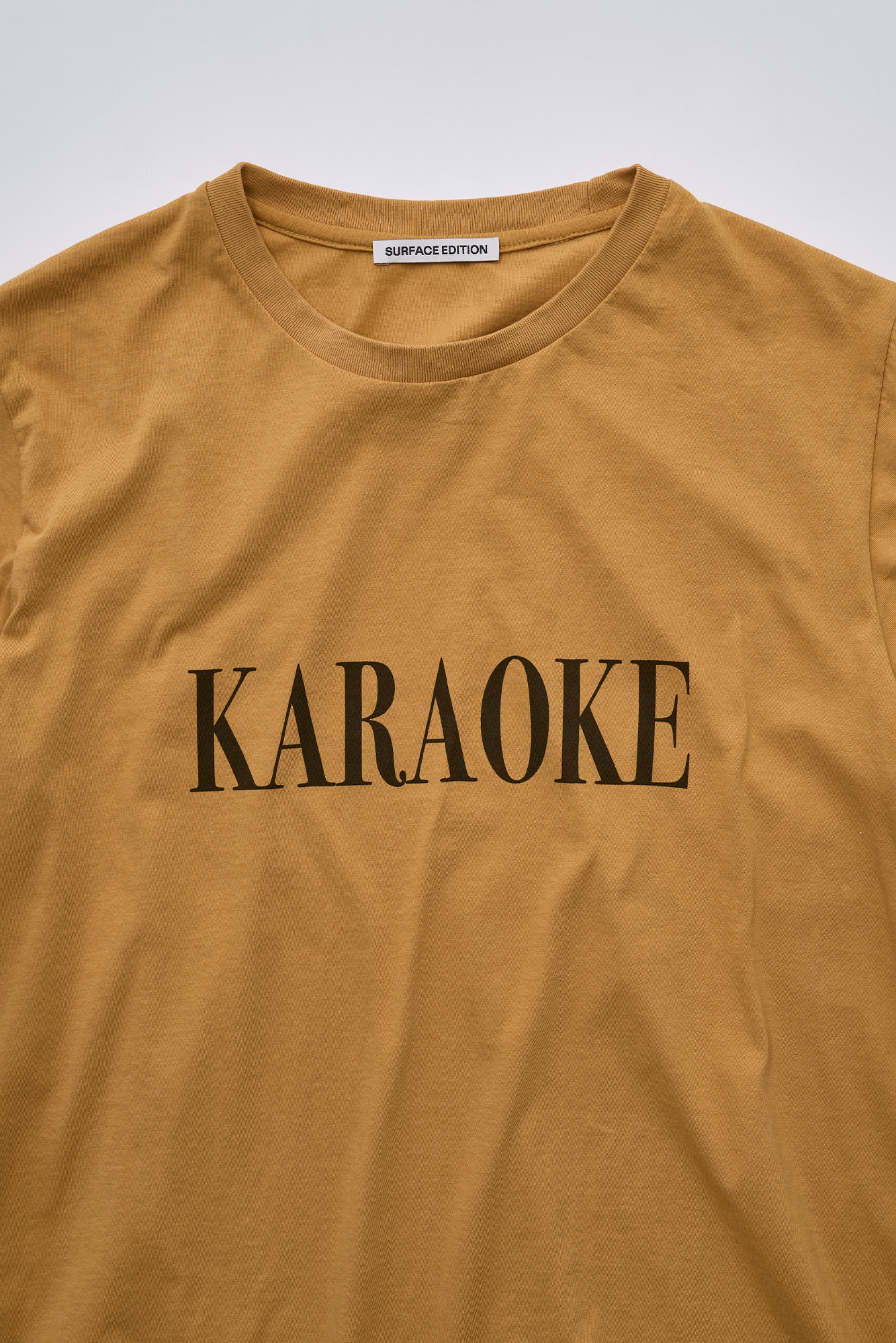 [SURFACE EDITION] KARAOKE T-SHIRT YELLOW