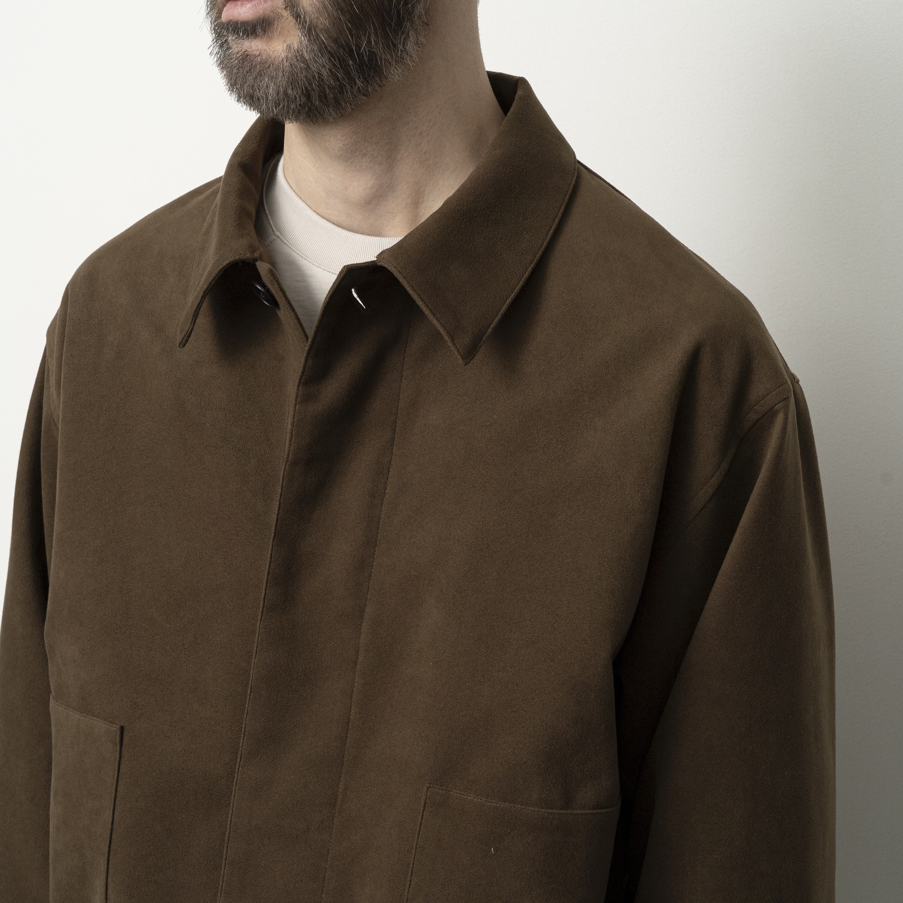 [STILL BY HAND] BL07263OS - BLOUSON BROWN 작업중