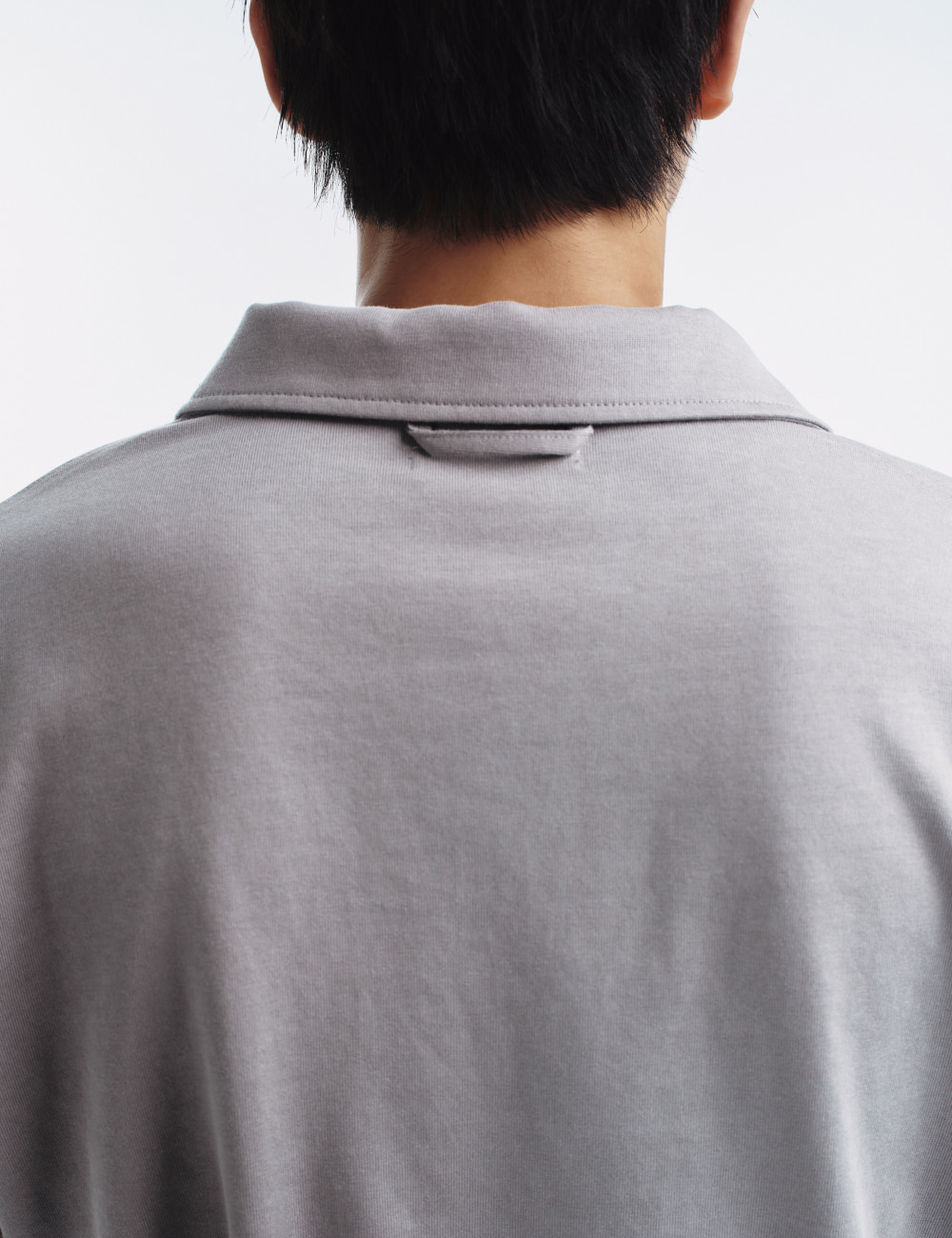 [GEN:RE] Pivot Tape Polo Shirt Navy Grey