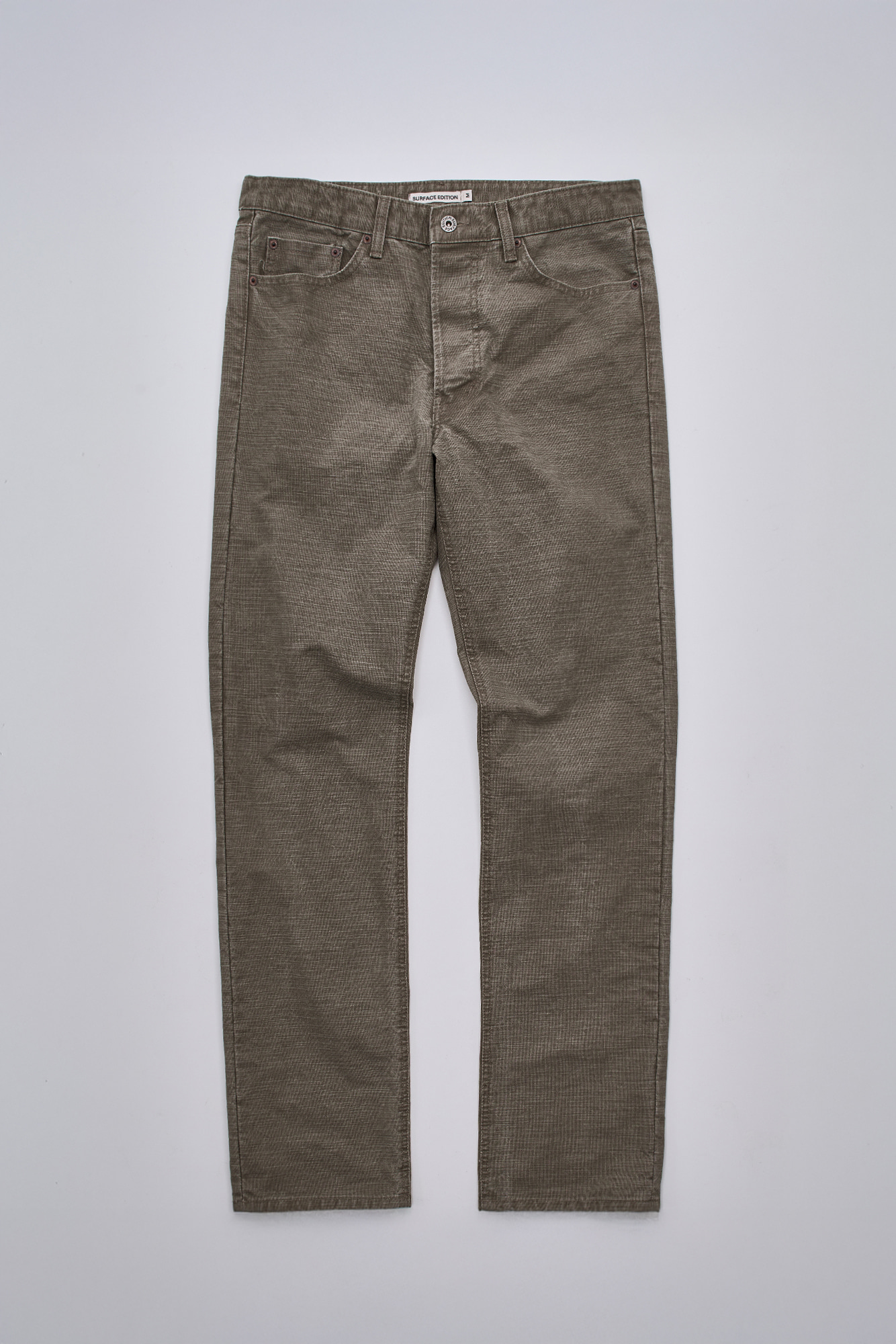 [SURFACE EDITION] HARD SLUB STRAIGHT PANTS BEIGE