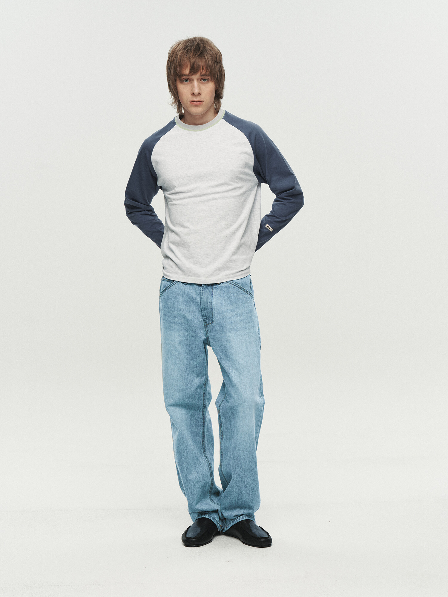 [HEUTE] LIGHT WASH WIDE DENIM (LIGHT BLUE)