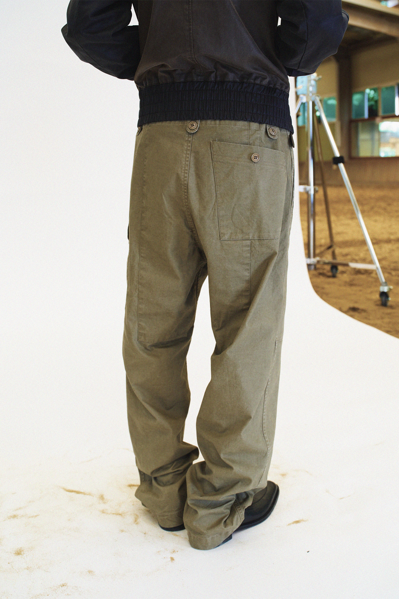 [SURFACE EDITION]WASHED COMBAT TROUSERS BEIGE