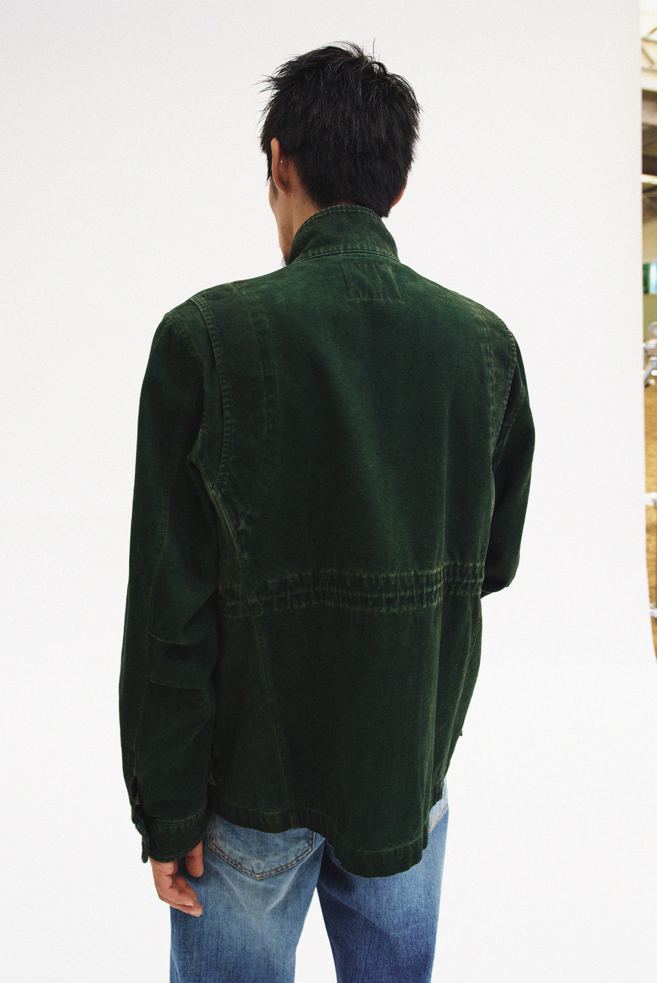 [SURFACE EDITION] OVERDYED FIELD JACKET WASHED GREEN