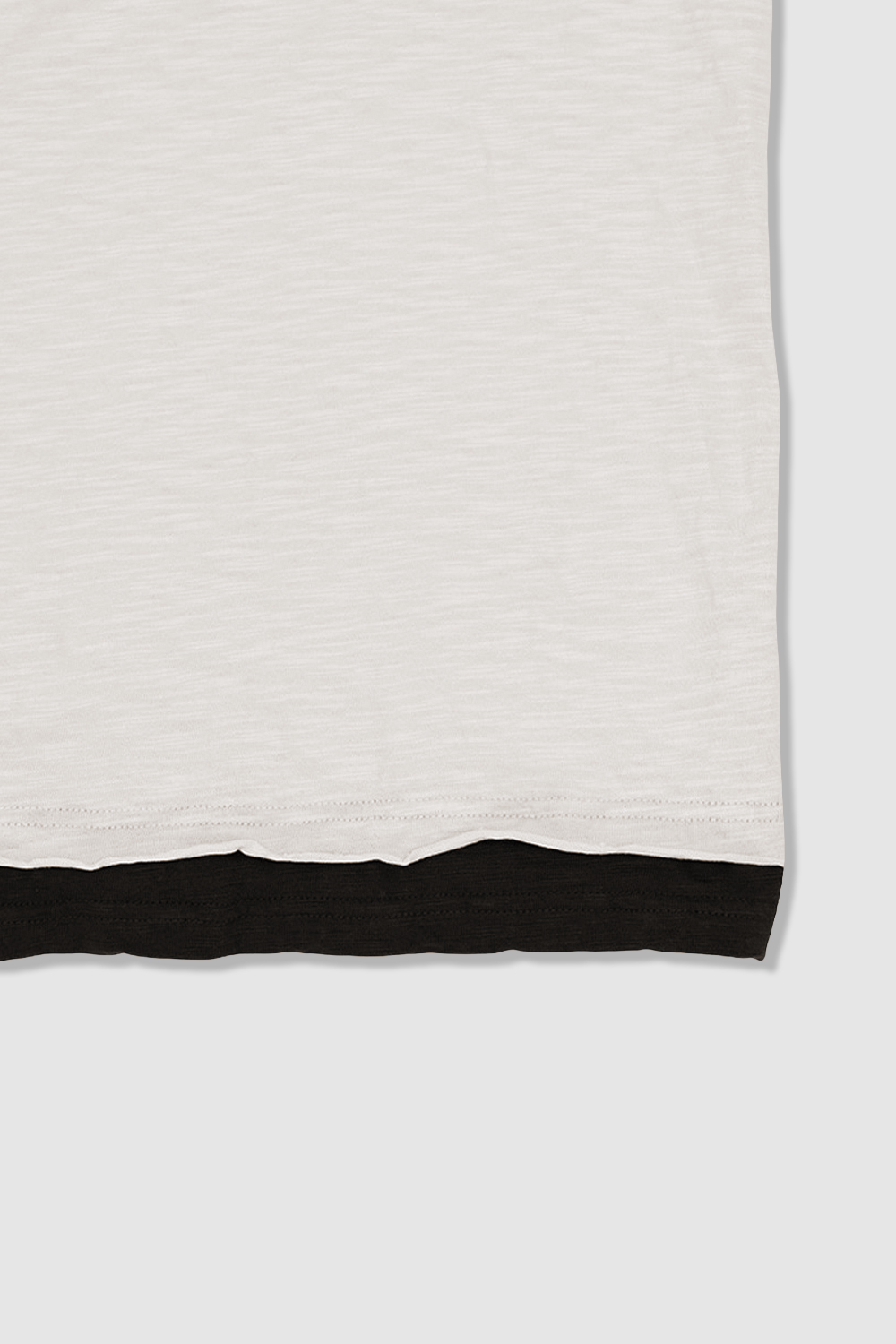[ANYTIME LOREAK] FADE SLUB HALF T-SHIRT - OATMEAL
