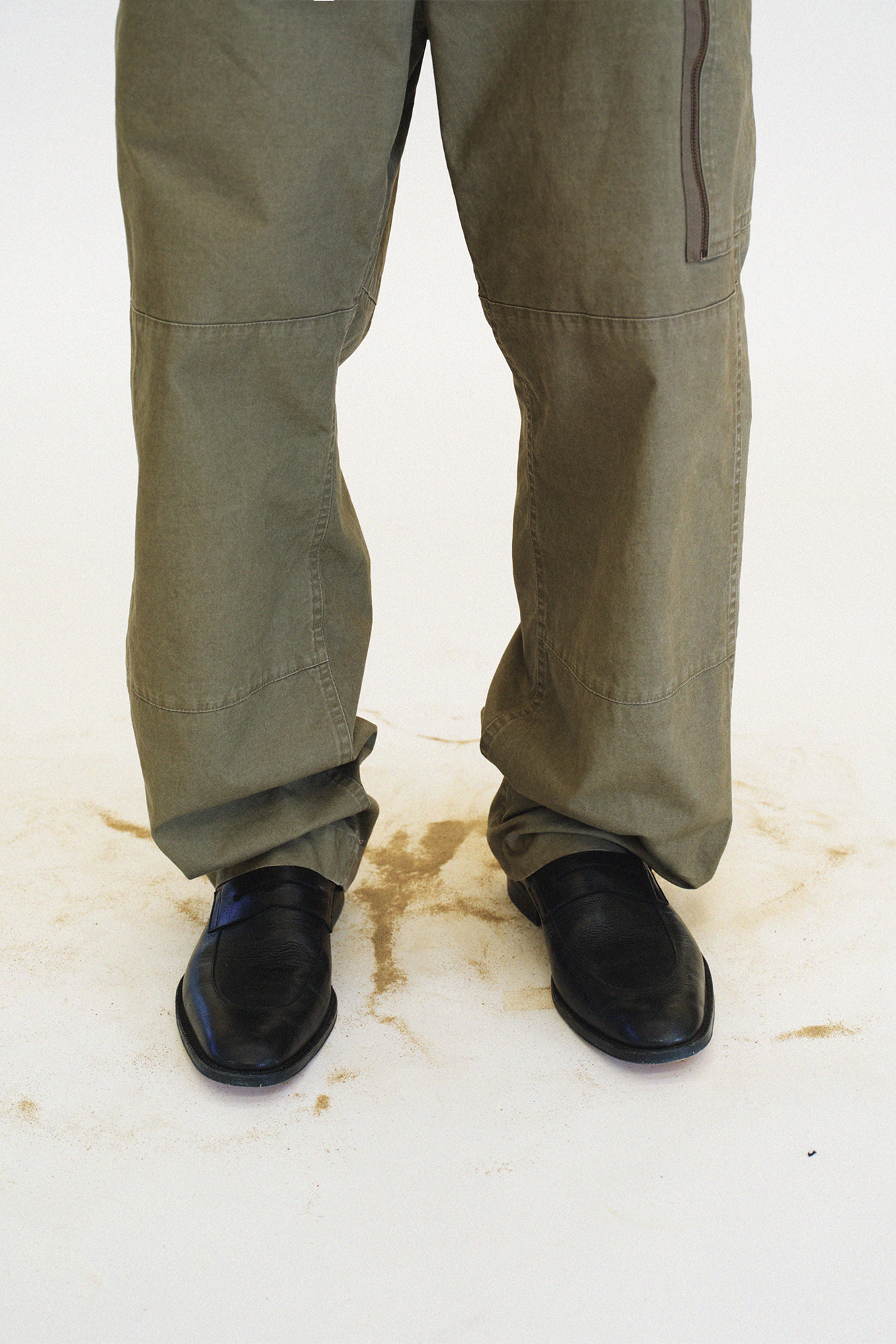 [SURFACE EDITION]WASHED COMBAT TROUSERS BEIGE