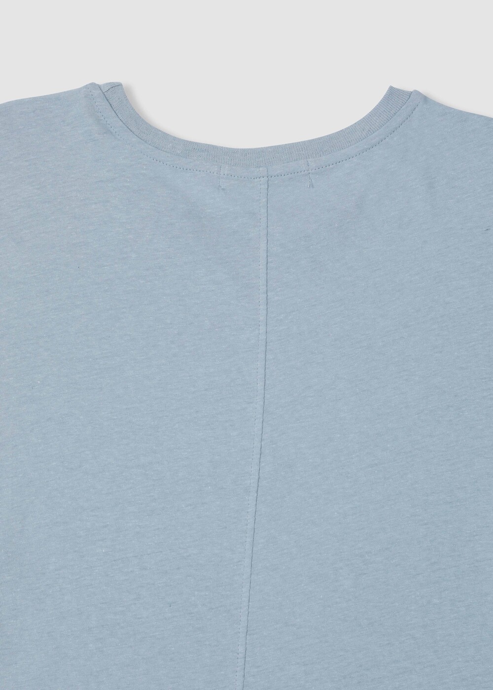 [WINDER] LINEN BLENDED T-SHIRTS - MIST BLUE