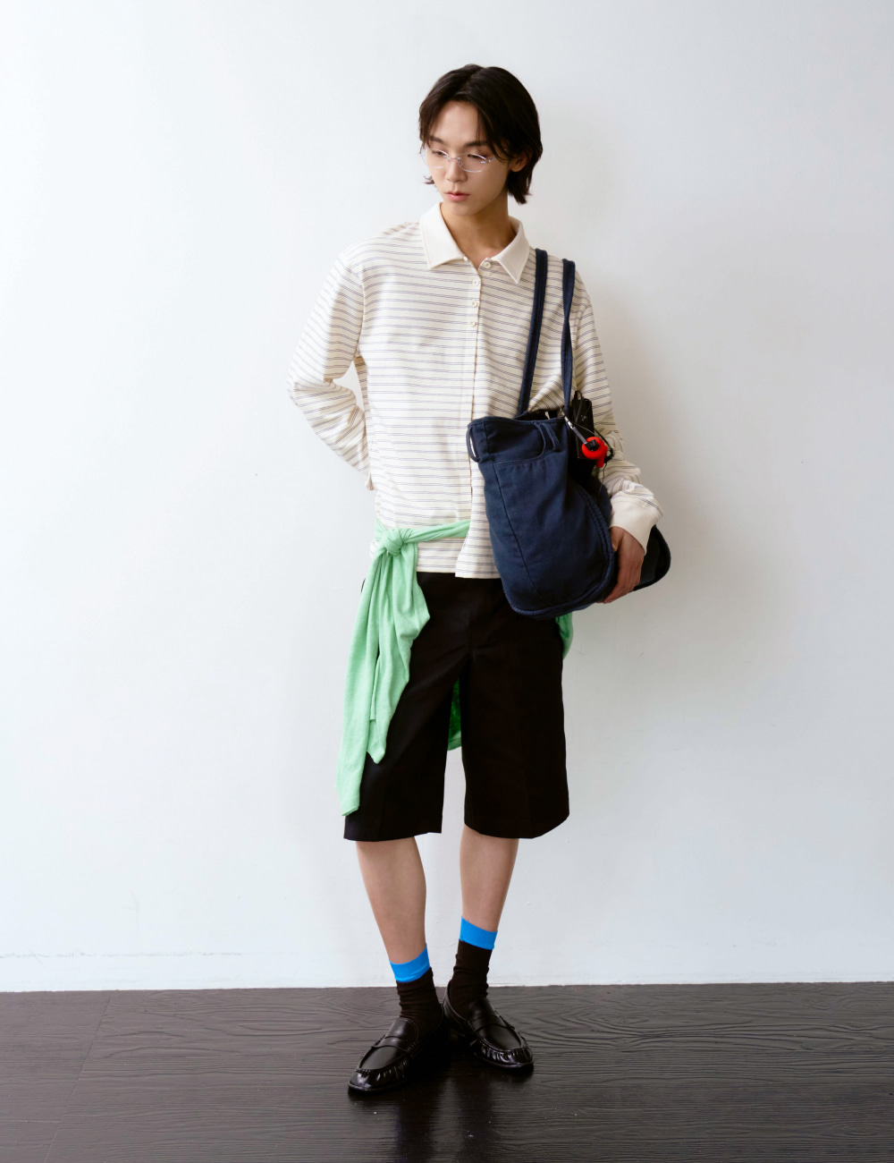 [GEN:RE] Any Way Pique Shirt Cream