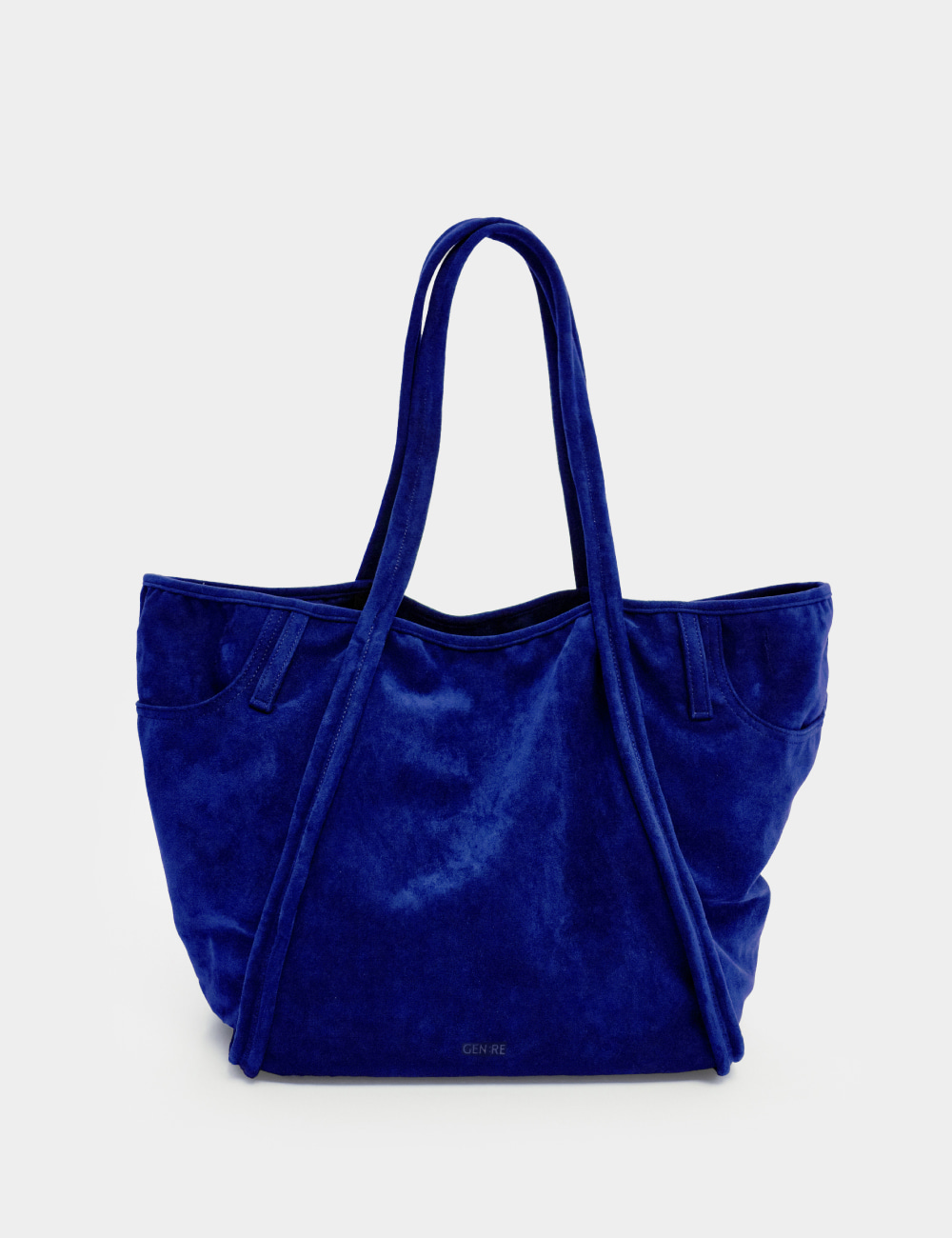 [GEN:RE] Archive Trouser Leather Bag Blue