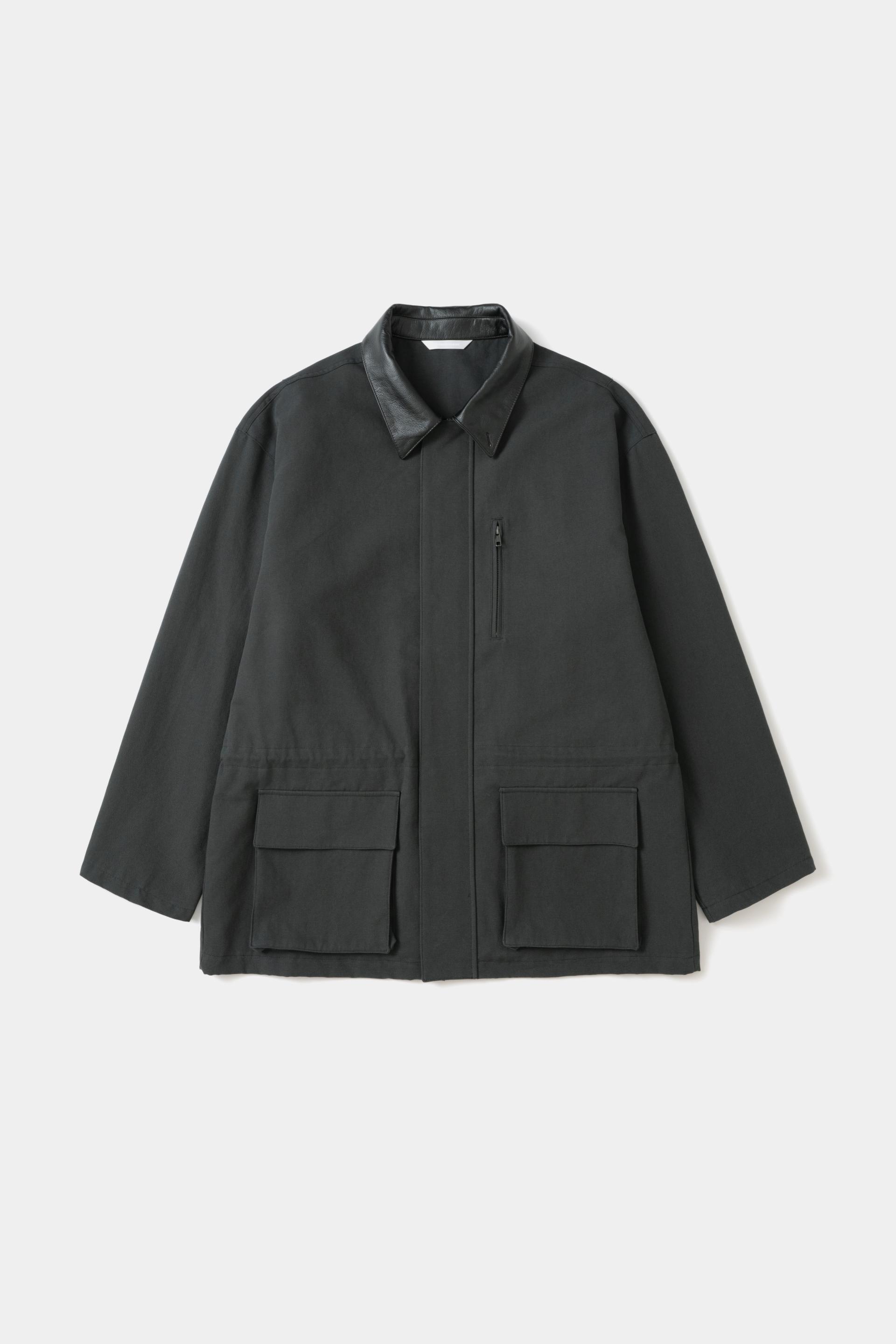 [KANGJUNGSEOK] SAFARI JACKET Navy 복제