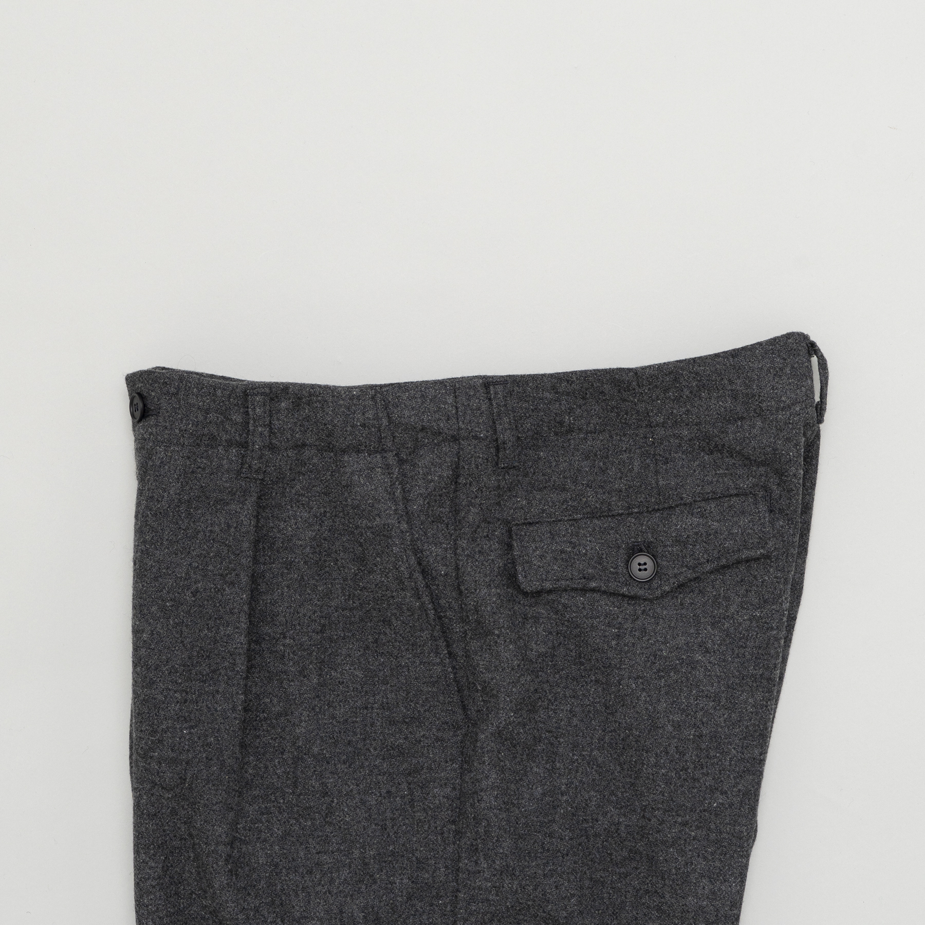 [STILL BY HAND] PT08263OS- W/N wide pants BLACK