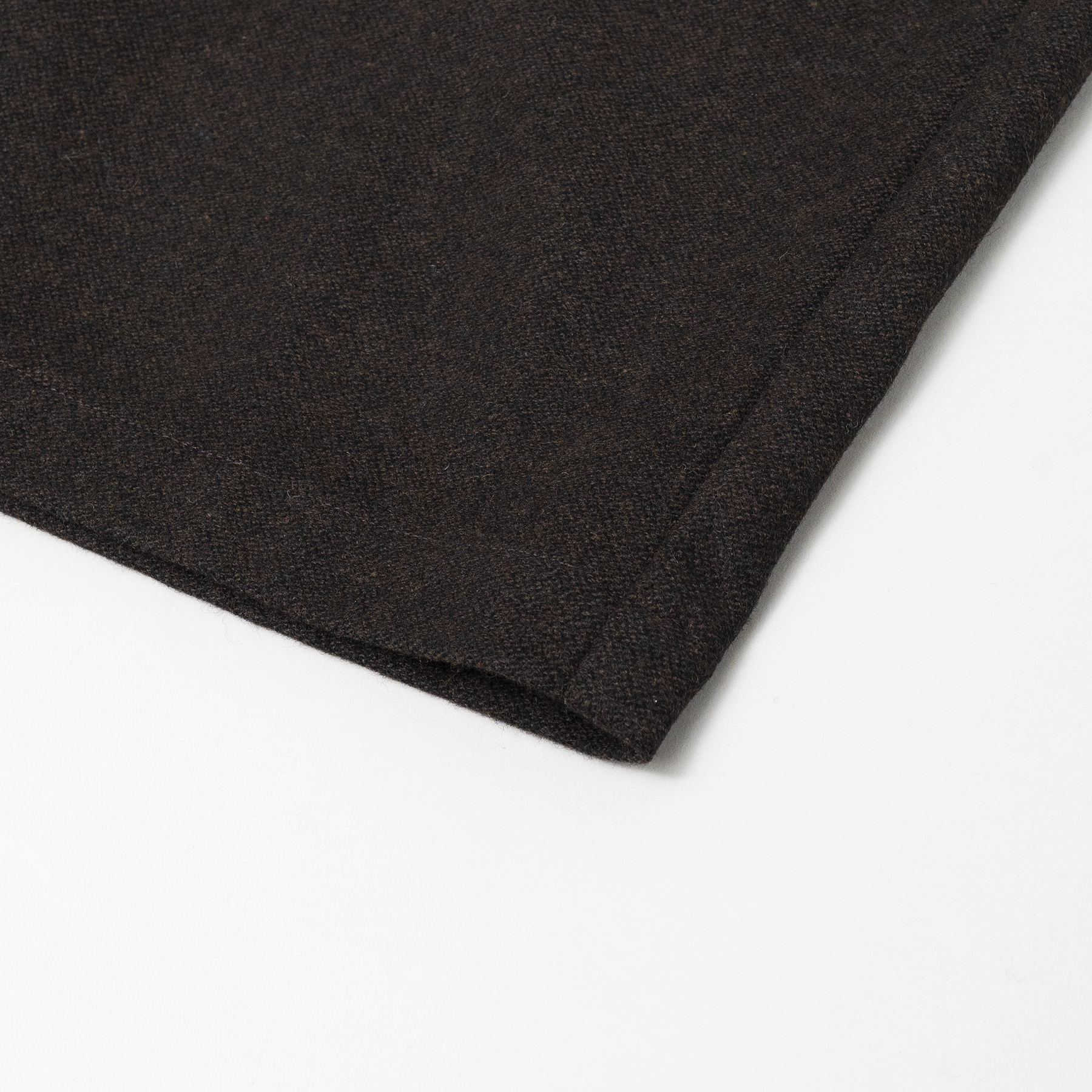 [STILL BY HAND] PT08263OS- W/N wide pants DARK BROWN