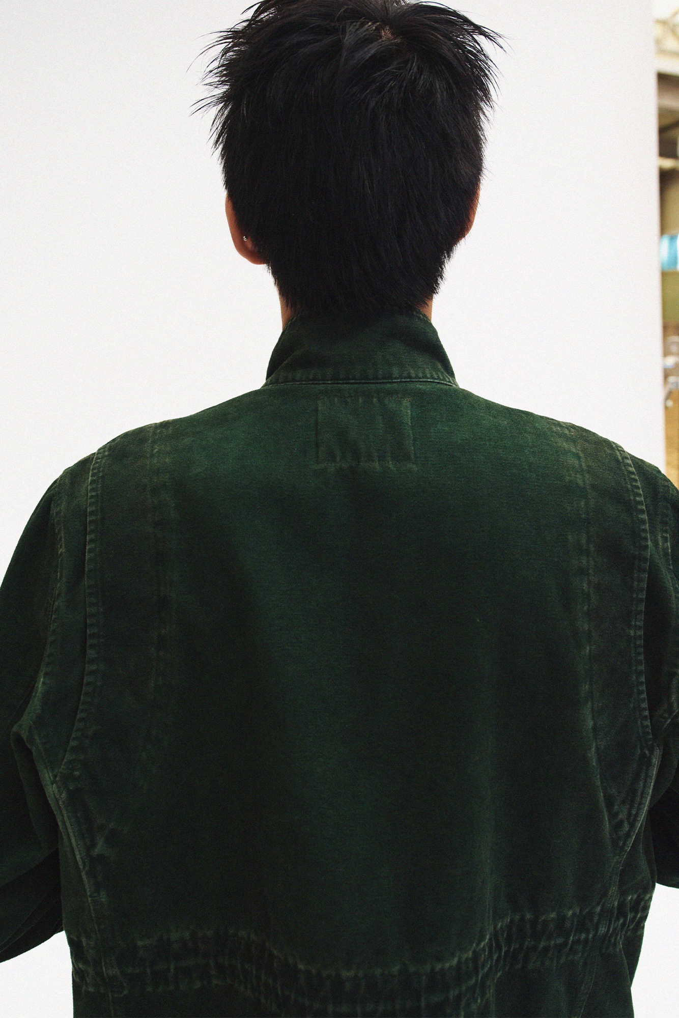 [SURFACE EDITION] OVERDYED FIELD JACKET WASHED GREEN